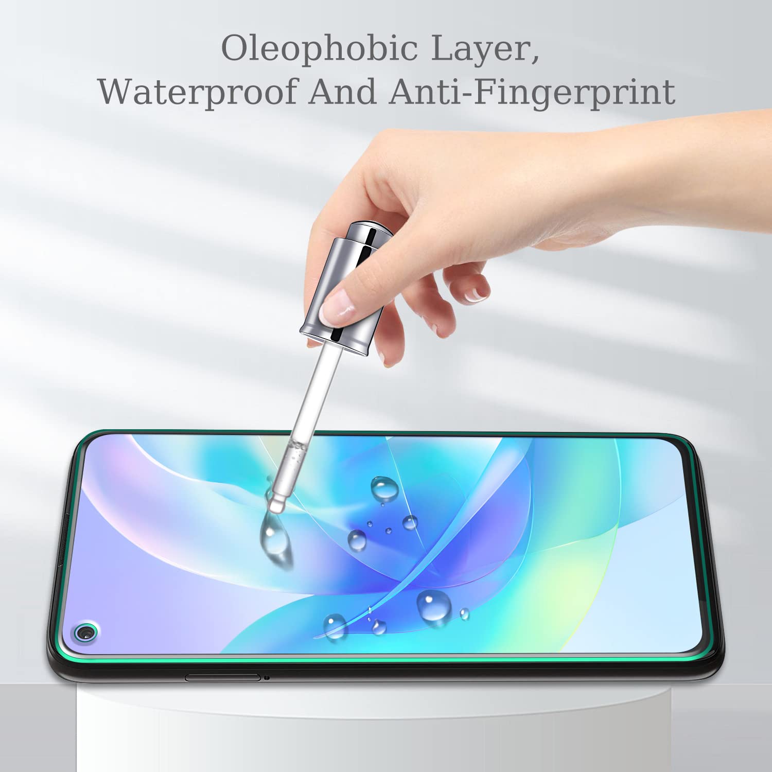 Pokolan [3 Pack Designed For Motorola Moto G Stylus 5G, Moto G Stylus 2021 Screen Protector Tempered Glass, Support Fingerprint