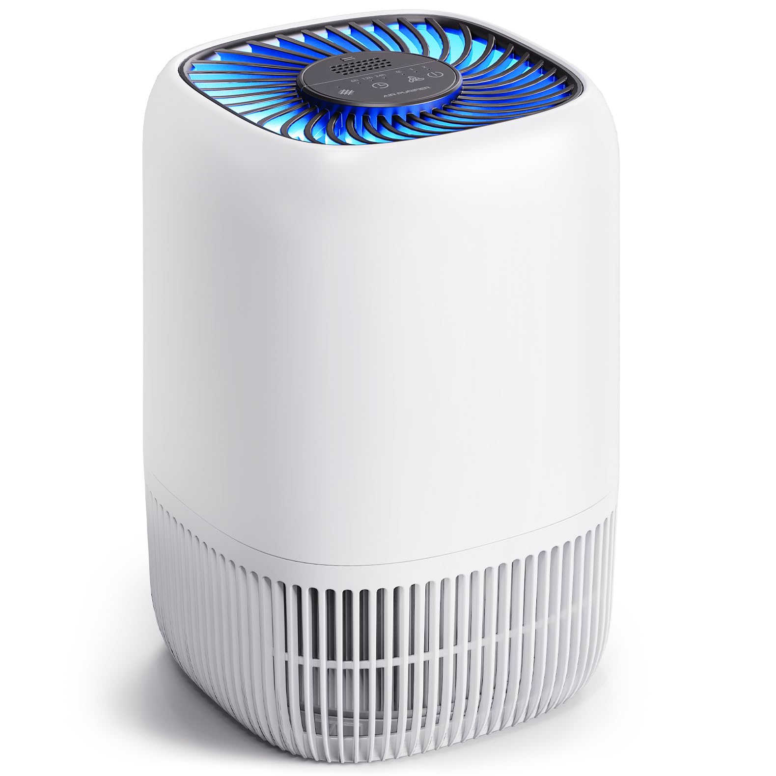 Air Purifiers for Home with H13 Quiet HEPA Filter, Up to 1076 Ft for Pet Hair, Odors, Pollen, Smoke, Compact Air Cleaner with 3 