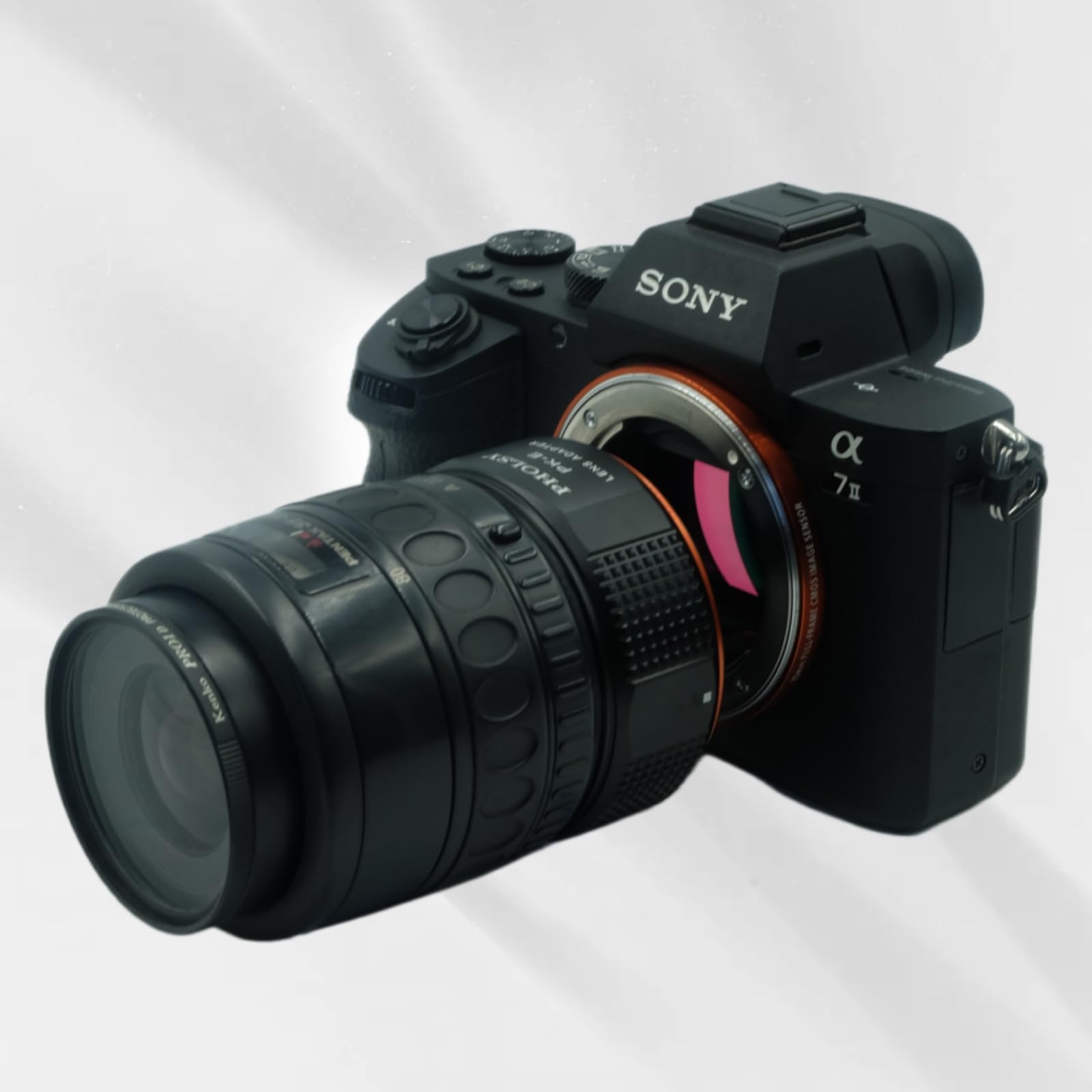 Pholsy Lens Mount Adapter Manual Focus Compatible With Pentax K (Pk) Lens To Sony E (Nex) Mount Camera, Pk To E, Pk To Nex