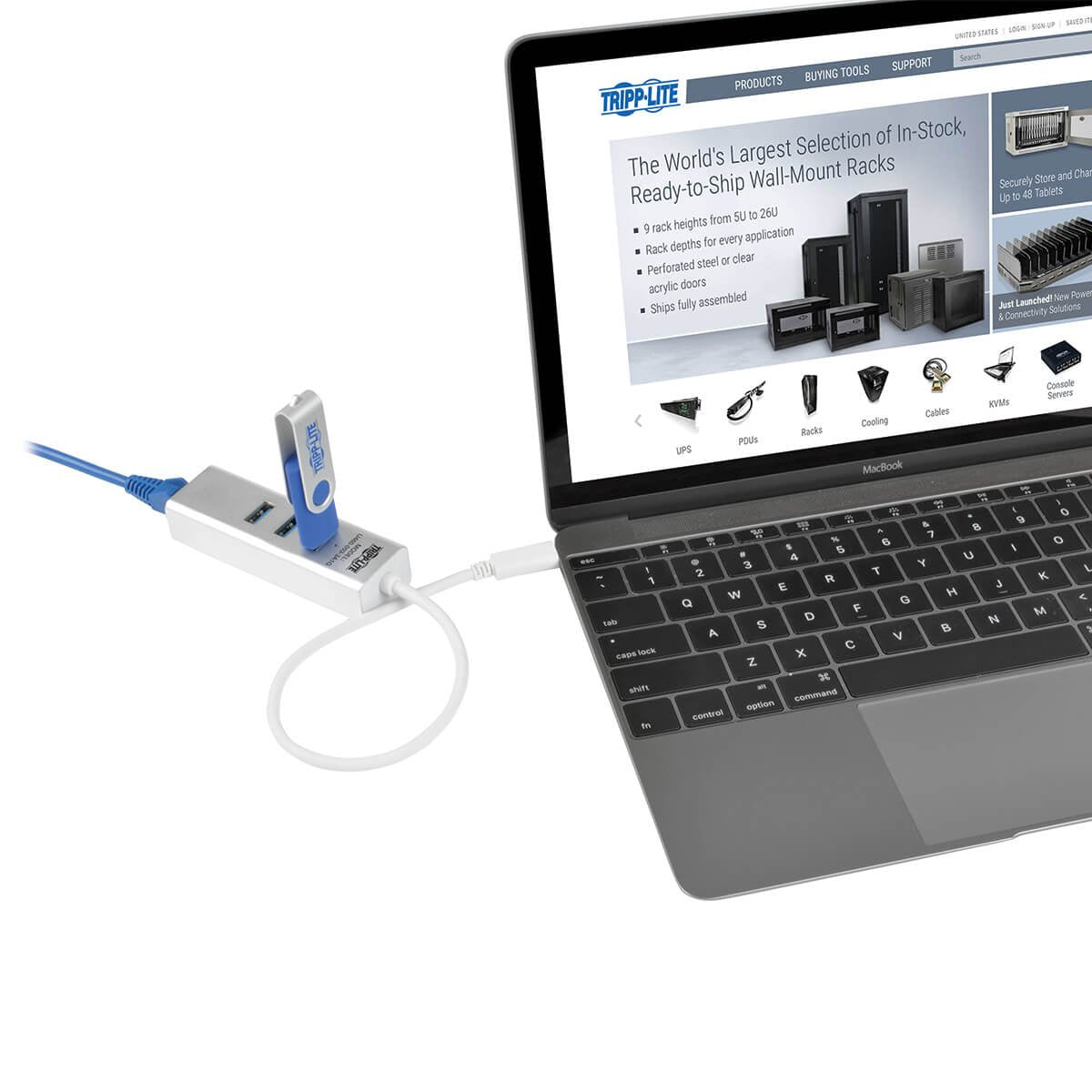 Tripp Lite U460 003 3A1G Portable Usb 3.1 To Ethernet Adapter