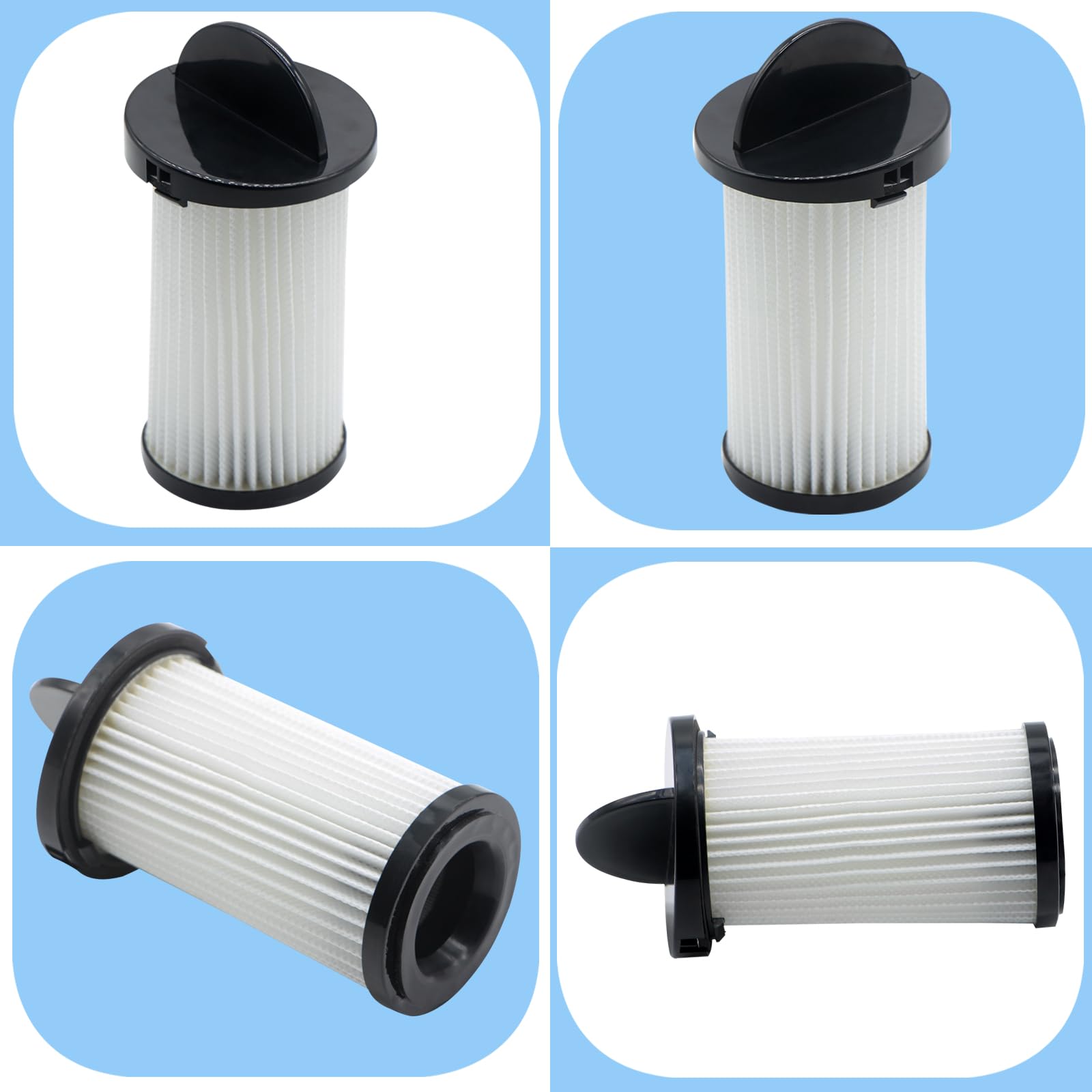 4 Pack Hepa Pre Motor Filters Compatible With Eye Vac Series Home, Pro, Pet, Air And Plus, Also Compatible With Neovac Elite  To