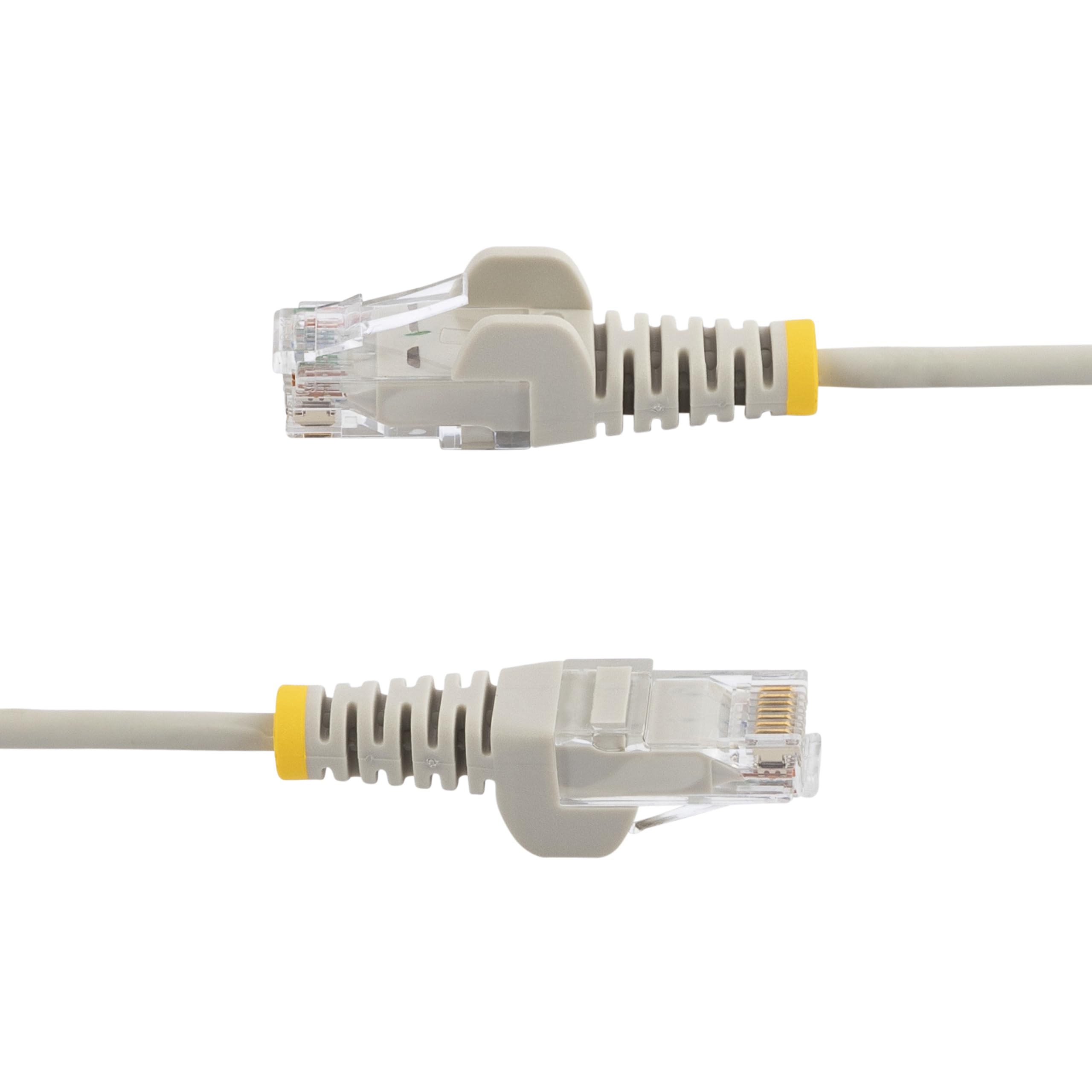 Startech.Com 6 In Cat6 Cable   Slim Cat6 Patch Cord   Gray Snagless Rj45 Connectors   Gigabit Ethernet Cable   28 Awg   Lszh (N6