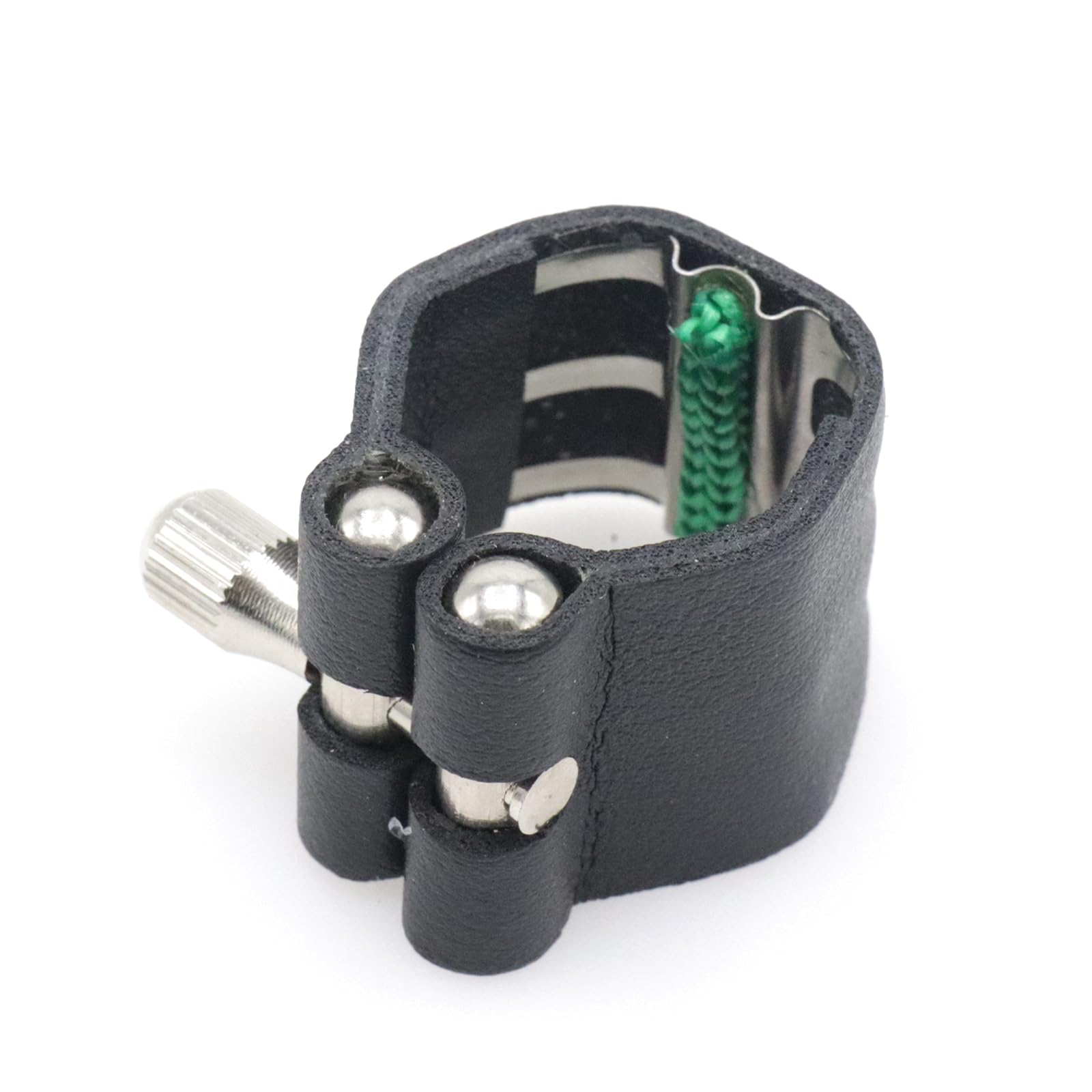 Cashbeat Tenor Saxophone Ligature   Sturdy Synthetic Leather, Adjustable, Secure Fit, For Standard Tenor Saxophone, Easy Install