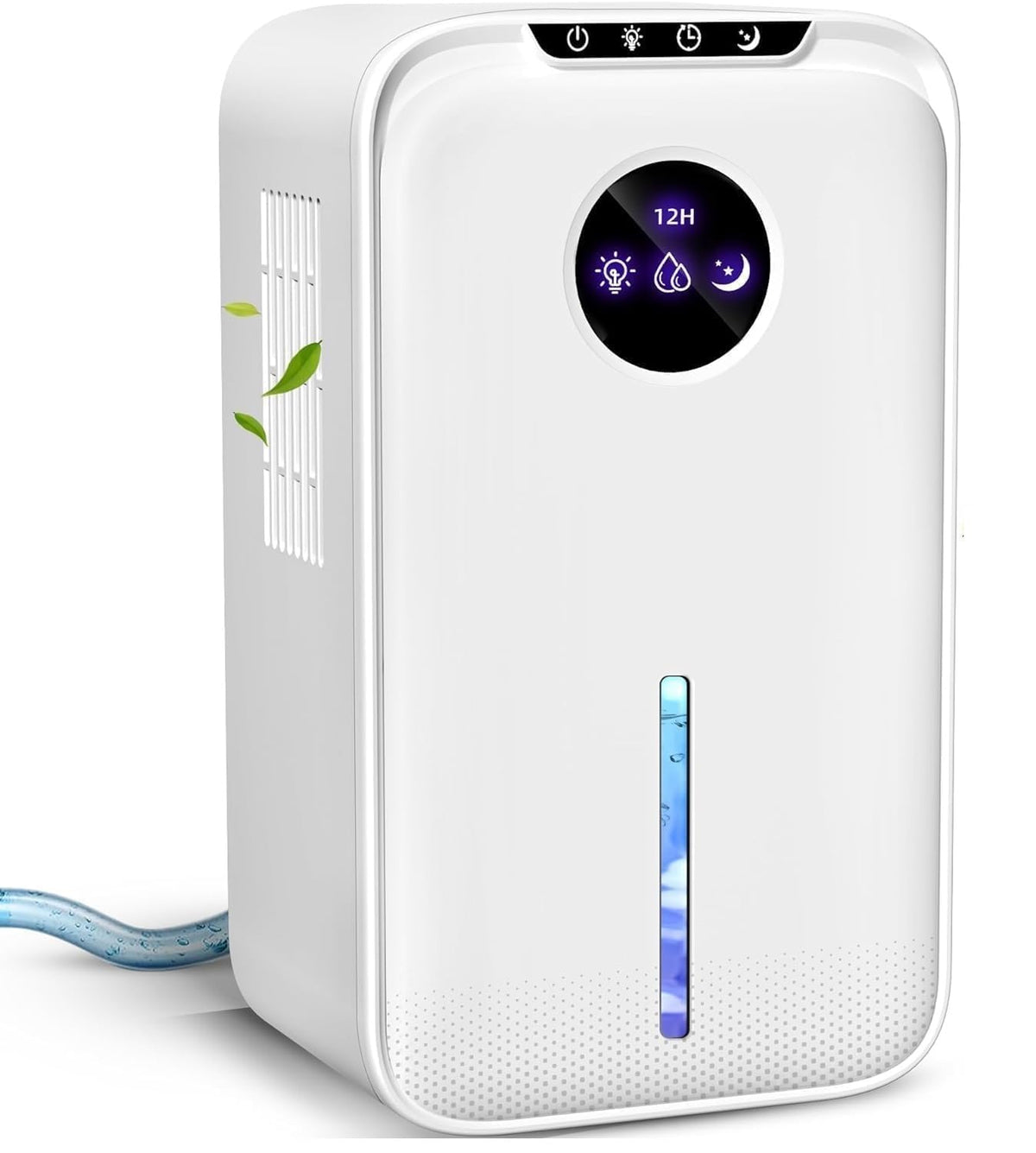 Dehumidifier(88.0Oz) For Home With Drain Hose Timer(8 12 24H) Quiet Portable Dehumidifier With Auto Shut Off For Bedroom Bathroo