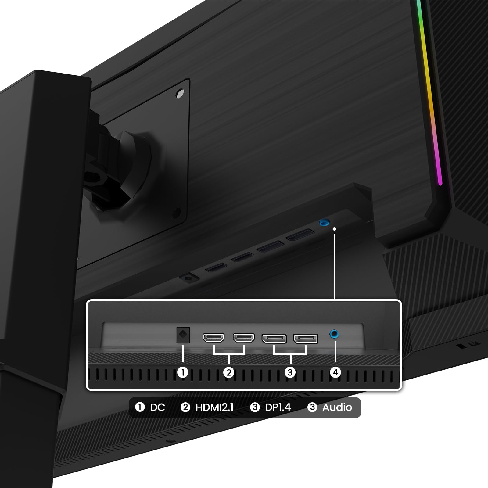 Crua 27?540Hz Gaming Monitor, Ips Fhd(1920X1080P), Amd Freesync, 120% Srgb, Height/Pivot/Rotating/Tilt Adjustable Vertical Monit