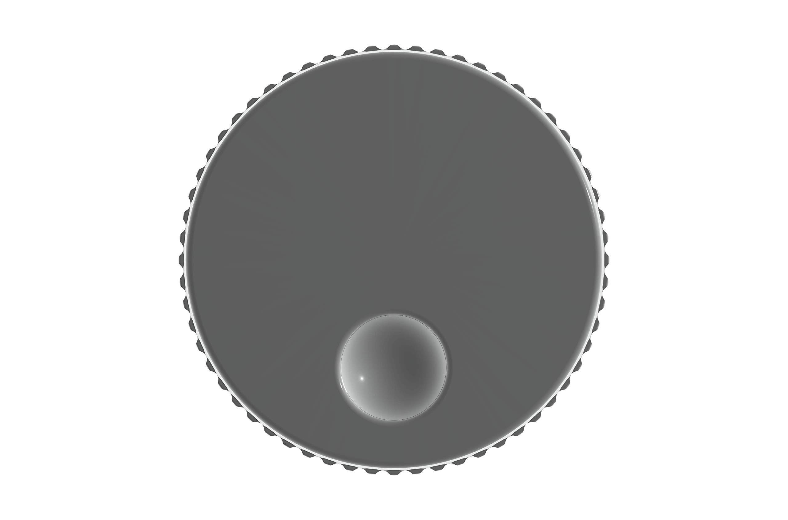 ThunderStick GRS USB Button Hole Spinner X/Y Axis Swap Aluminum Silver