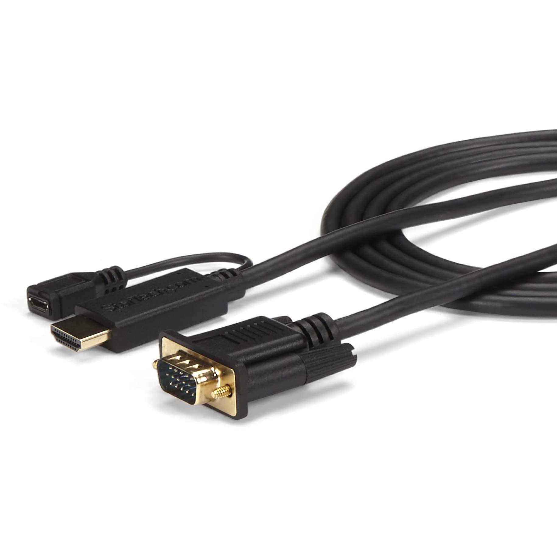 Startech.Com Hdmi To Vga Cable     6Ft 2M   1080P     Active Conversion     Hdmi To Vga Adapter Cable For Your Vga Monitor / Dis