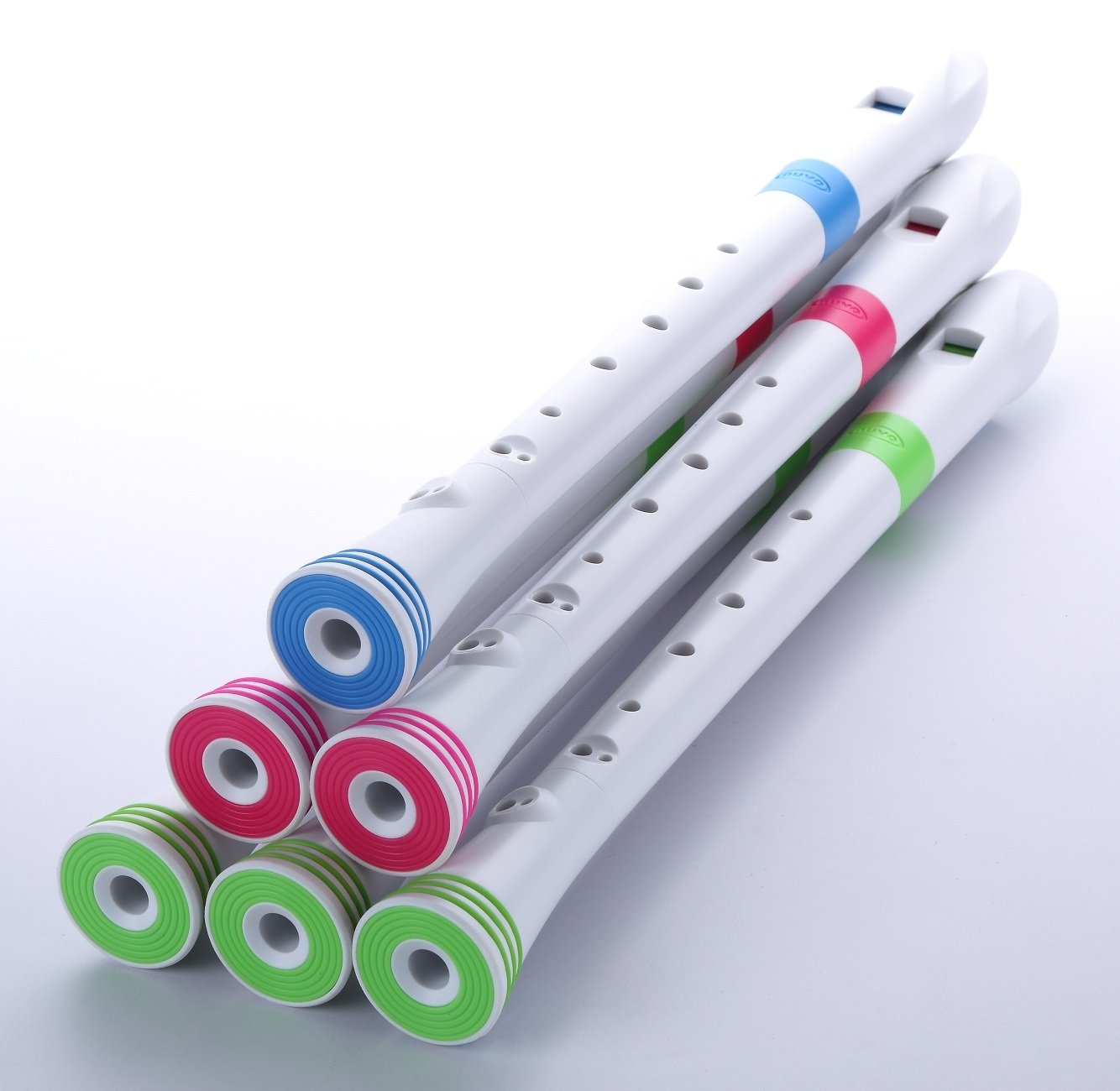 Nuvo N310Rdbl Recorder With Case, White/Blue