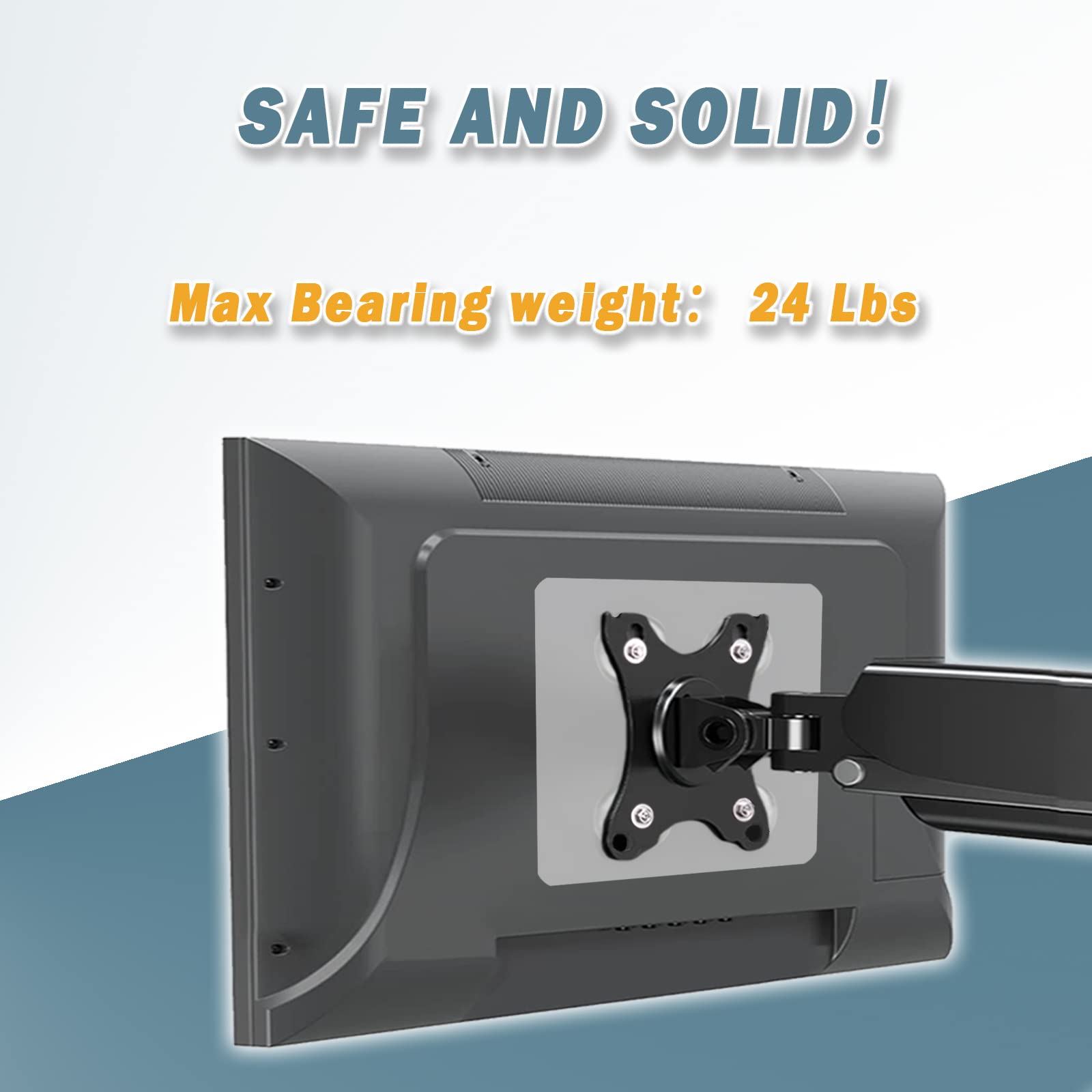 Universal Monitor Vesa Mount Adapter For Non Vesa 13 27 Inch Computer Monitors Tablets Ipad Vesa Mounting Arm Stand Bracket Kit