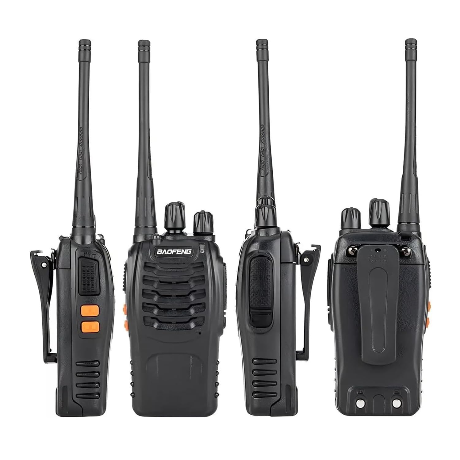 Baofeng Walkie Talkies 888S Rechargeable Walkie-Talkies Long Range With Earpieces For Adults, 2 Way Radios Kids Walkie Talkies 2