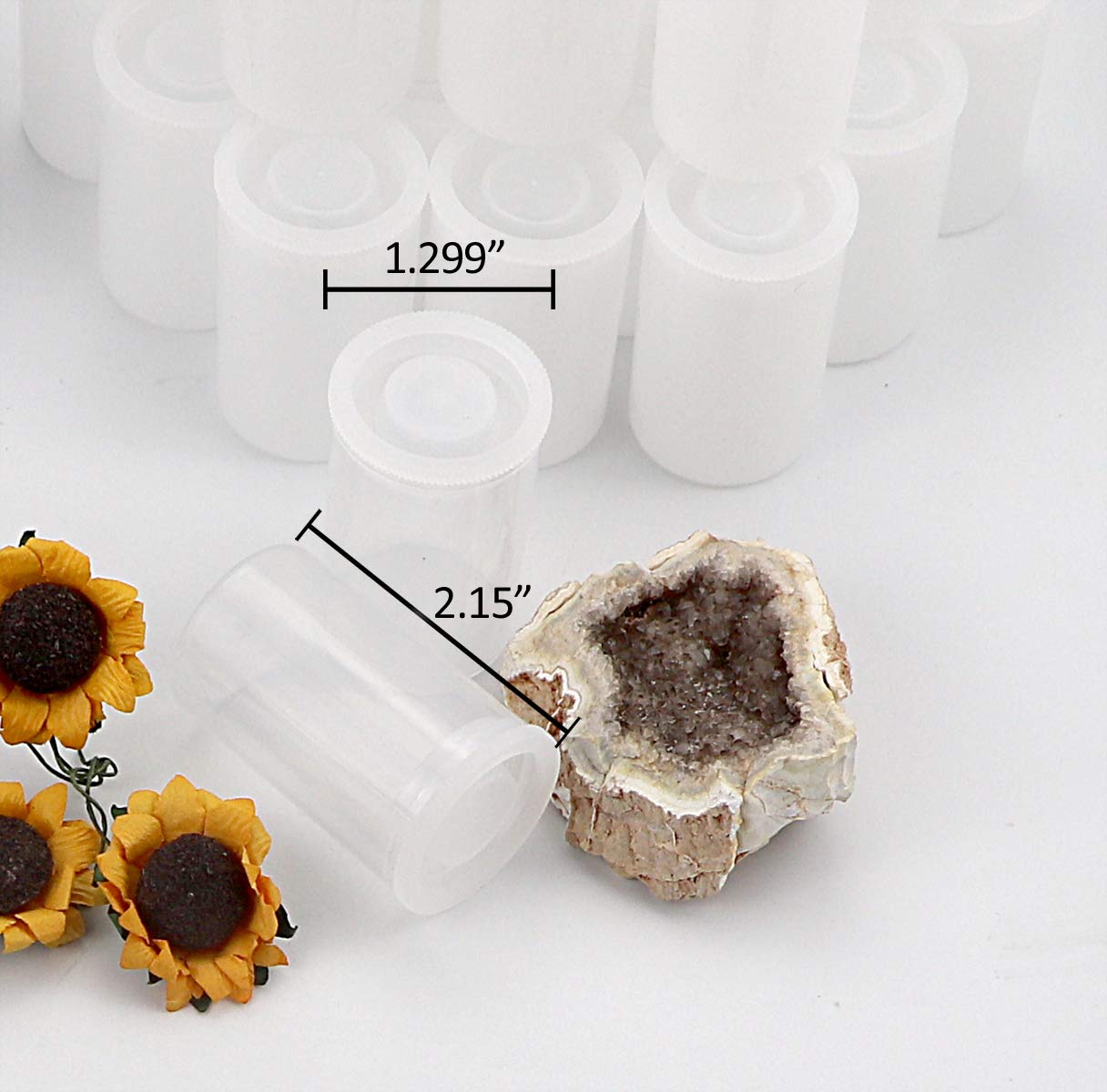 Criativo Live 72 Pcs Film Canisters ,35Mm Empty Camera Reel Containers, For Rockets, 8 Oz, 2'' H, 1'' W, Plastic, Films Developi