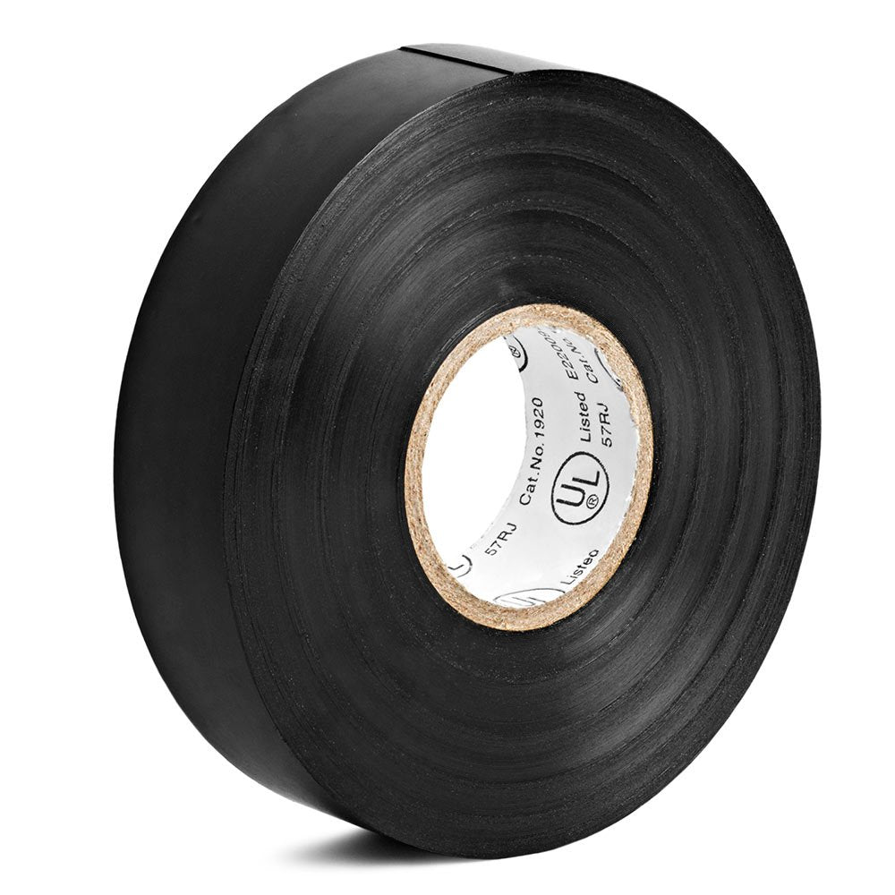 Cmple Black PVC Electrical Tape  100ft. Roll  3/4 inch Wide