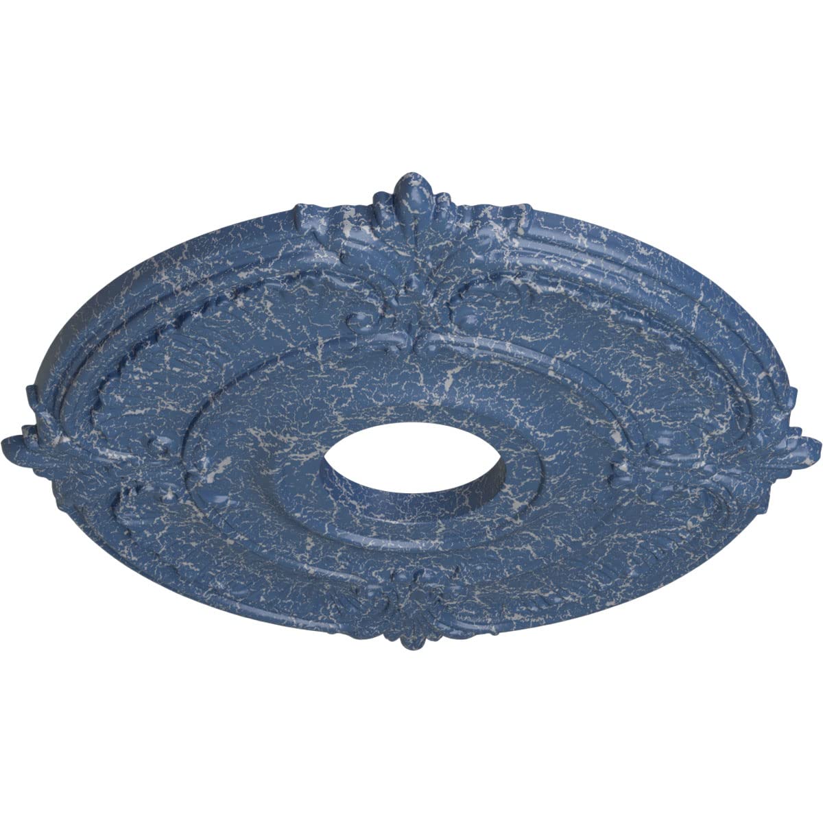 Ekena Millwork Cm18Atamc Attica Ceiling Medallion, 18''Od X 4''Id X 5/8''P (Fits Canopies Up To 5''), Hand Painted Americana Cra