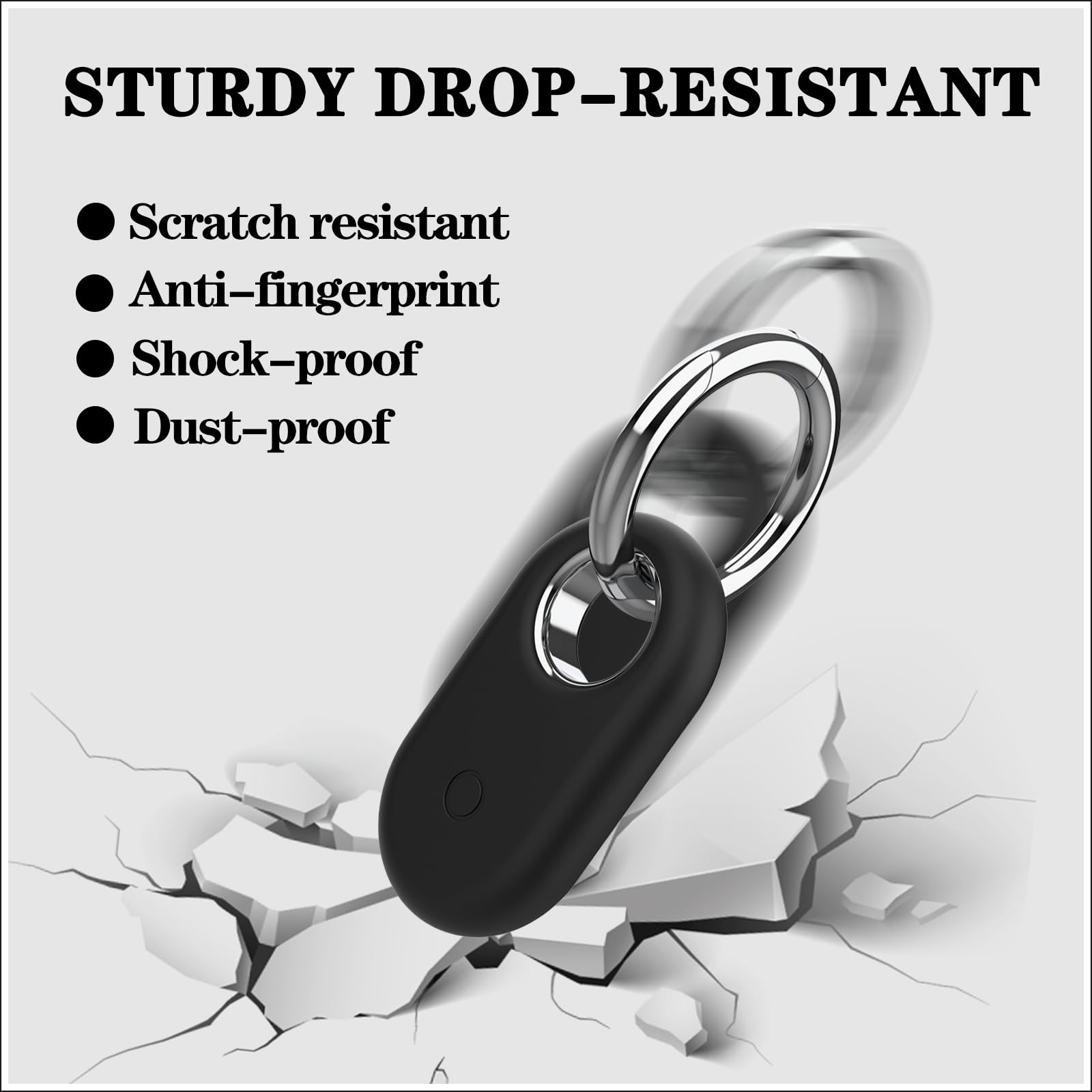 Rzttwl 4 Pack Holder Case Compatible With Samsung Galaxy Smarttag 2, Silicone Gps Tracker For Samsung Tag 2 With Key Ring, Anti-