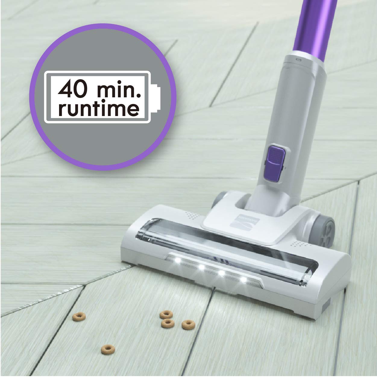 Kenmore 21.6V Lightweight 2 In 1 Vacuum, Hybrid, Hepa Filter, Lithium Ion Battery, 2 Speed Settings, Combo Tool Cordless Stick V