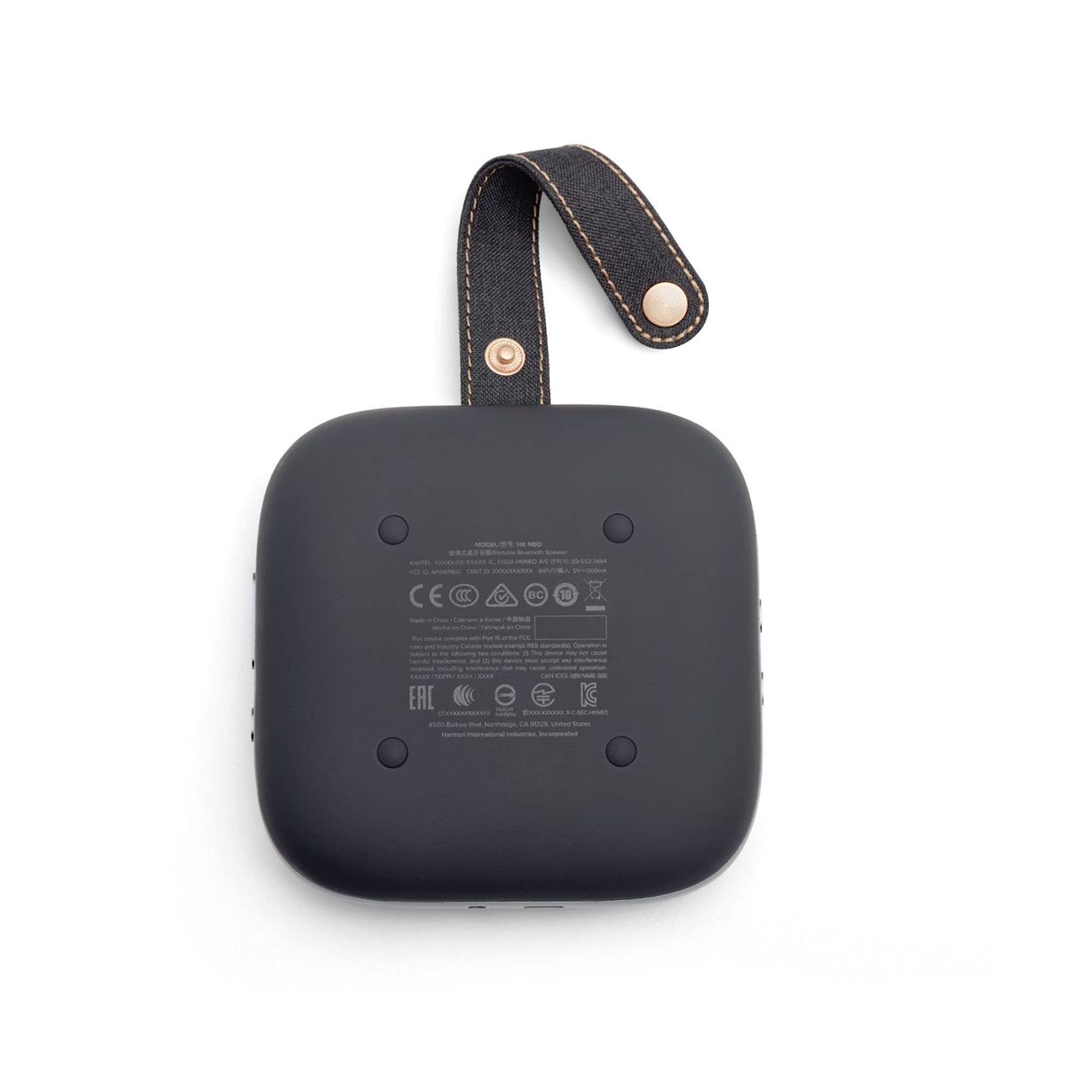 Harman Kardon Neo   Portable Bluetooth Speaker With Strap   Gray