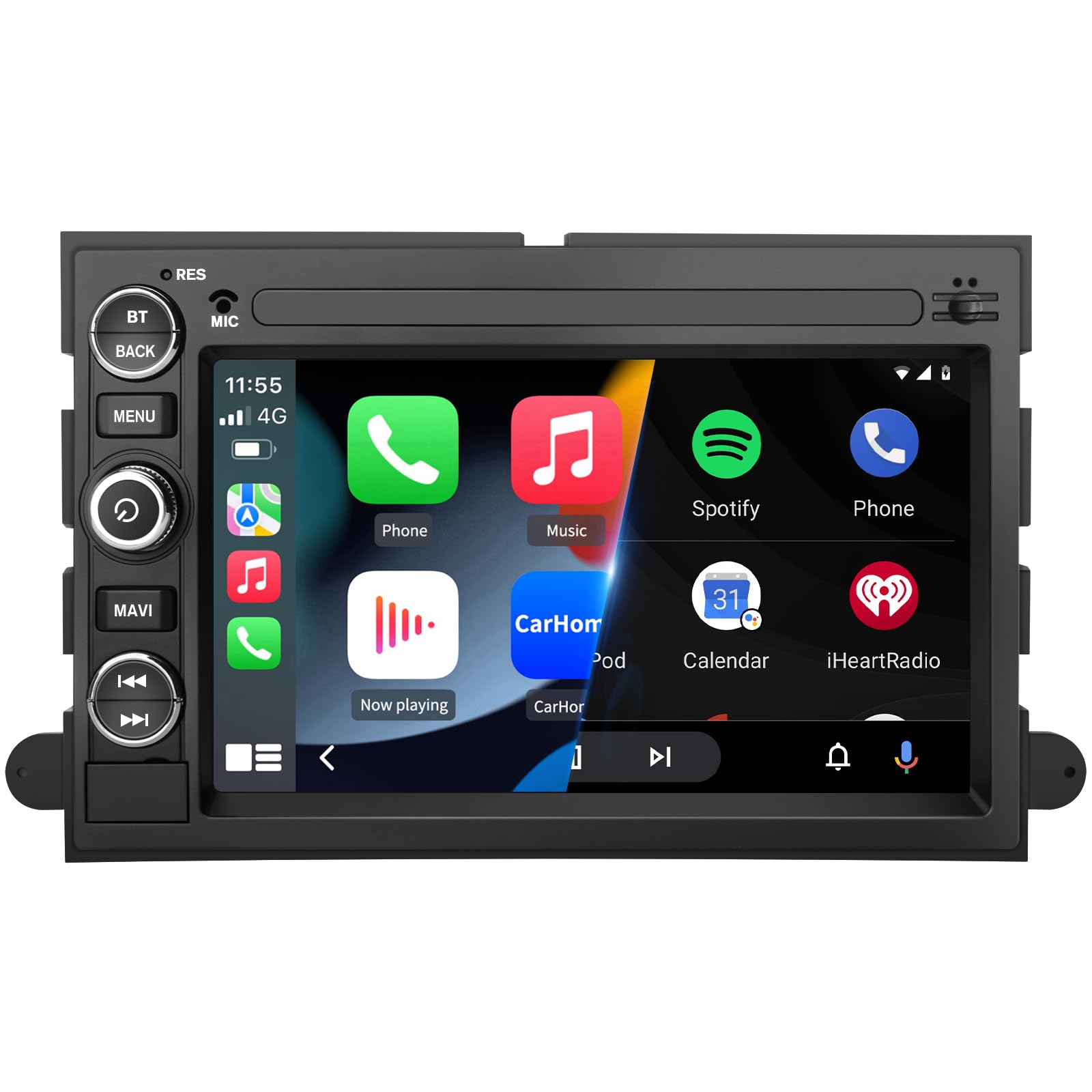 Android 13 Car Radio (2G+32G) Compatible For Ford F150 F250 F350 Fusion Edge Explorer Taurus Freestar, Car Stereo Audio With Wir