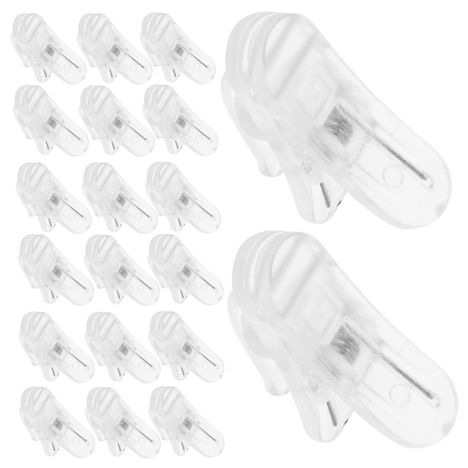 Supvox 50Pcs Transparent Holder For Easy Attachment Durable Mic Cable Organizer For Headset Earphone Prevents Tangles For Men An