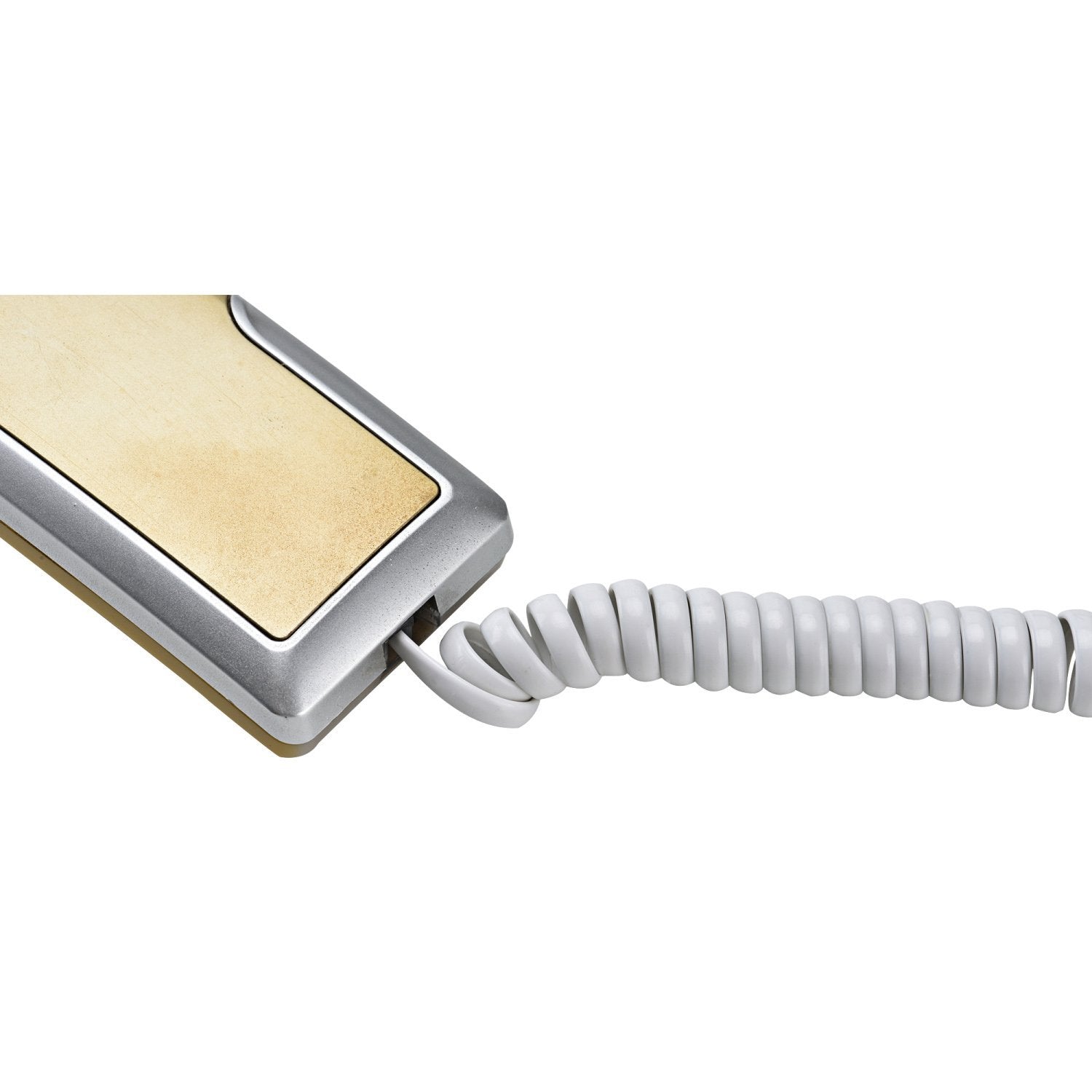 Pasow Telephone Handset Coil Cord Phone Reciever Rj9 Coiled Cable,Coiled Length 0.8 To 6 Feet Uncoiled(White)