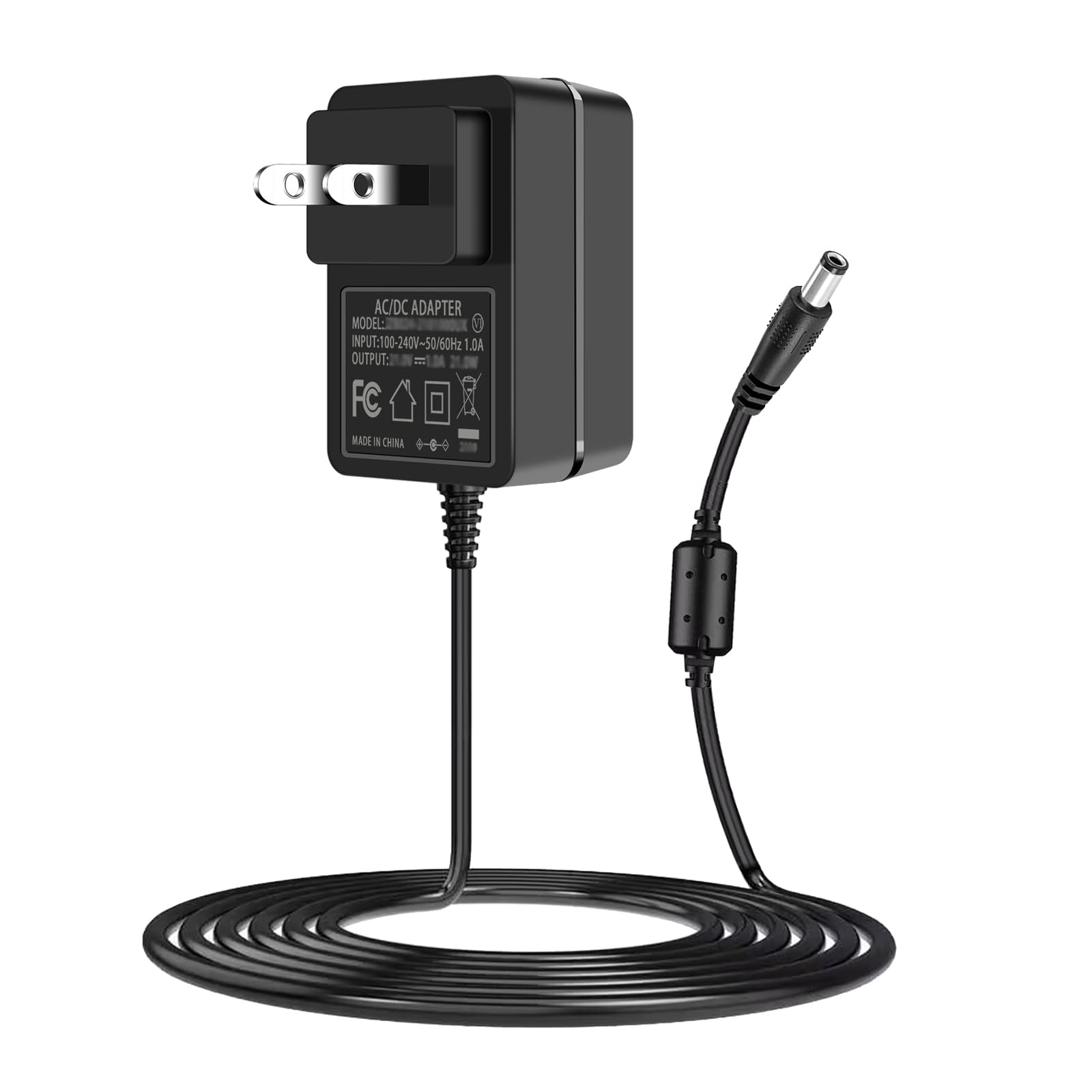 TKDY 18V 1A Power Supply 100V -240V AC to DC 18Volt 0.1~1A fit for Guitar Effects Pedals AC Adapter US Wall Charger Center Negat