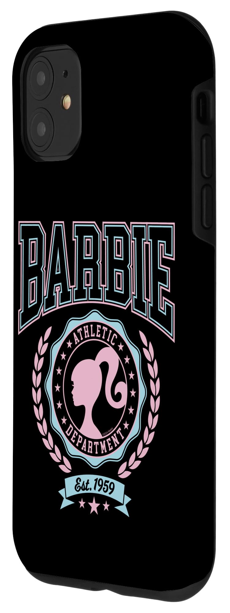 Iphone 11 Barbie   Varsity Athletic Department Silhouette Logo Case
