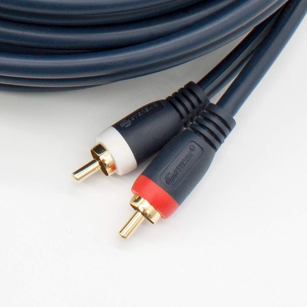Steren 254-210Bl 3-Feet 2Rca-2Rca Plugs Home Theatre Cable