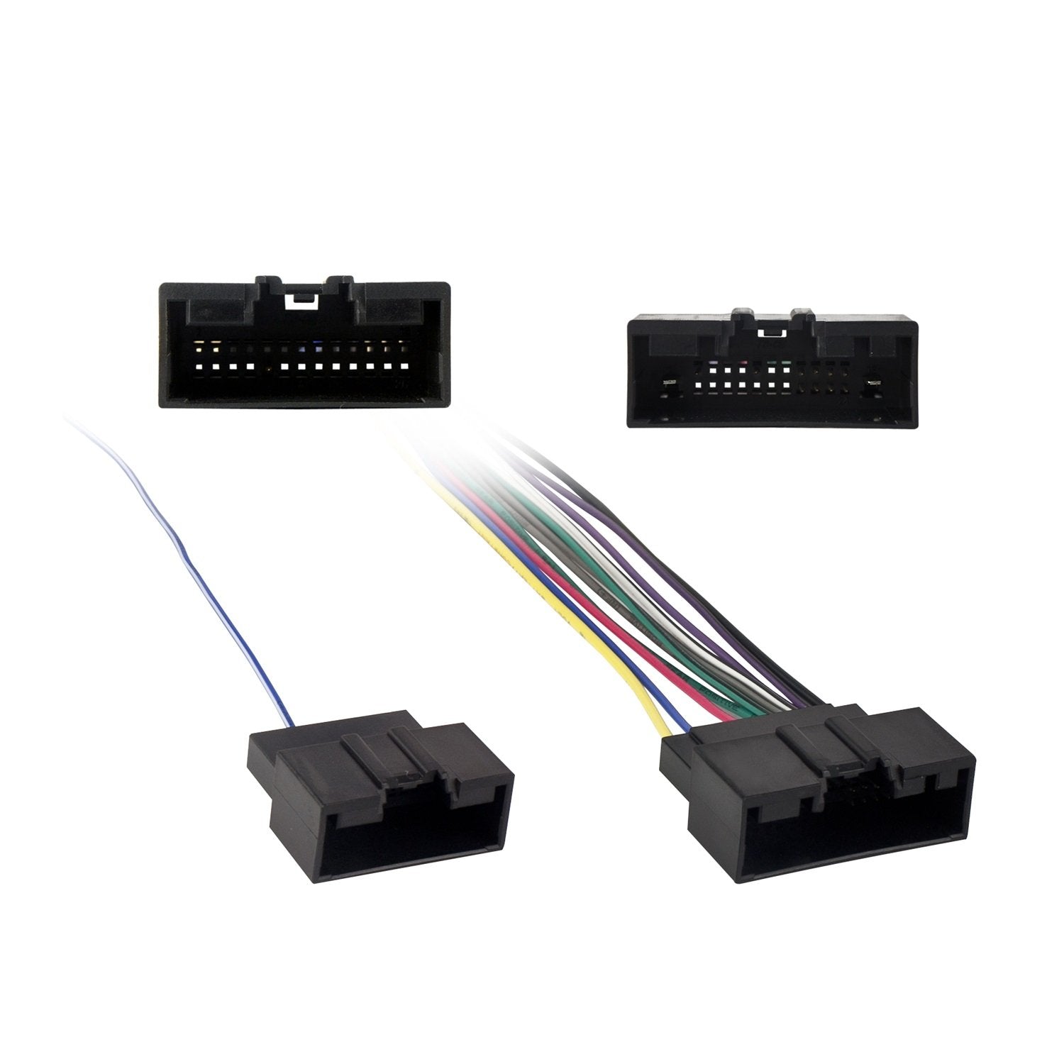 Metra 70-5524 Wiring Harness for Ford Fiesta 2011-Up, Power for 4 Speakers, Black