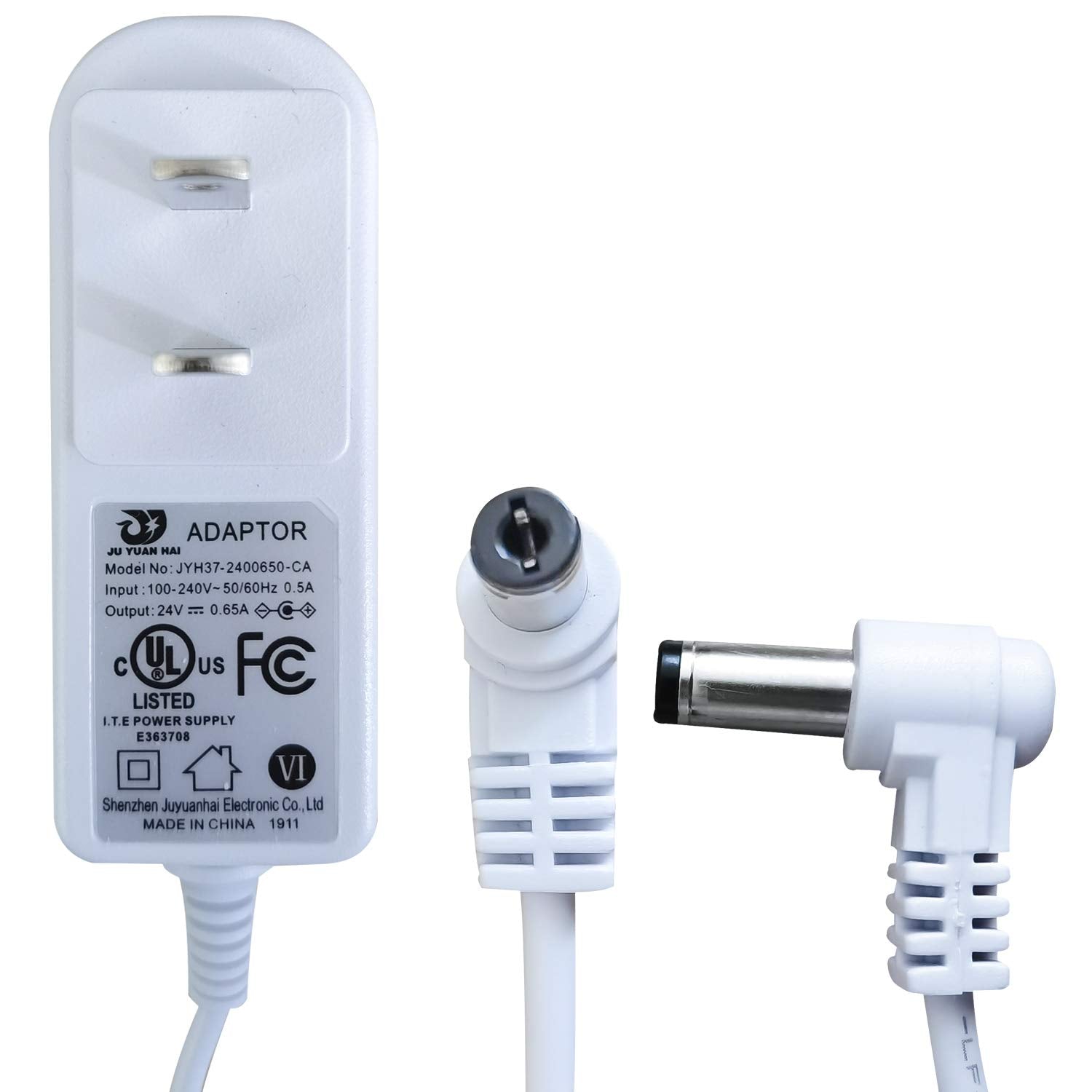 Samyo 24V 0.65A Ac To Dc Adaptor Switching Power Supply Replacement Cord Cable For 100Ml / 120Ml / 300Ml / 500Ml Essential Oil D