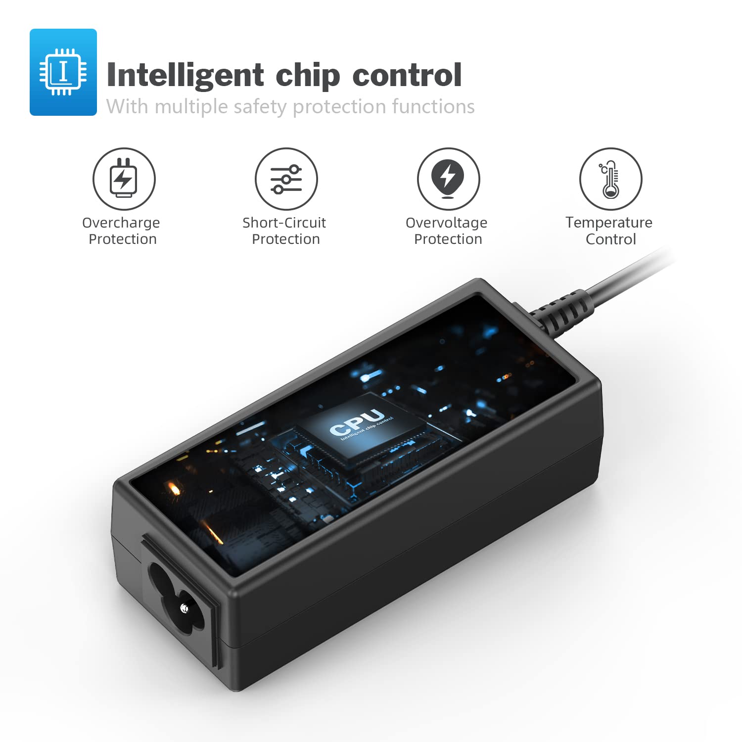 45W Laptop Charger For Dell Inspiron 15 3000 5000 15 3552 3555 3558 3565 3567 5551 5552 5555 5558 5559 5565 5567 5568 5578 7558 7568 7569 7579 19.5V 2.31A Ac Adapter Power Supply Cord