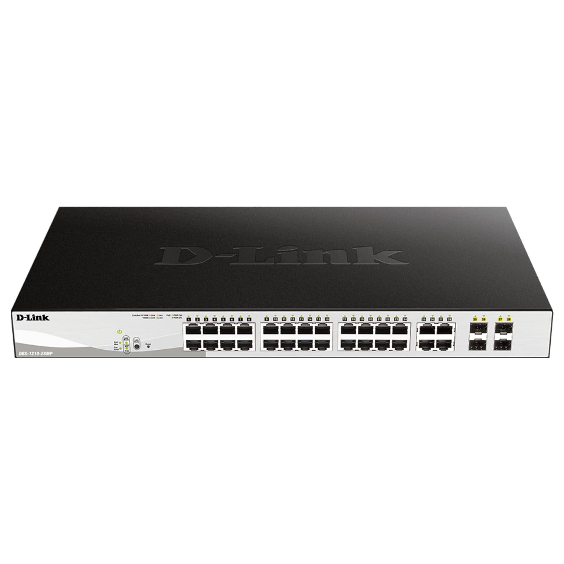 D Link Poe+ Switch, 24 28 Port Smart Managed Layer 2+ Gigabit Ethernet With 4 Gigabit Rj45/Sfp Combo Ports And 370W Poe Budget (