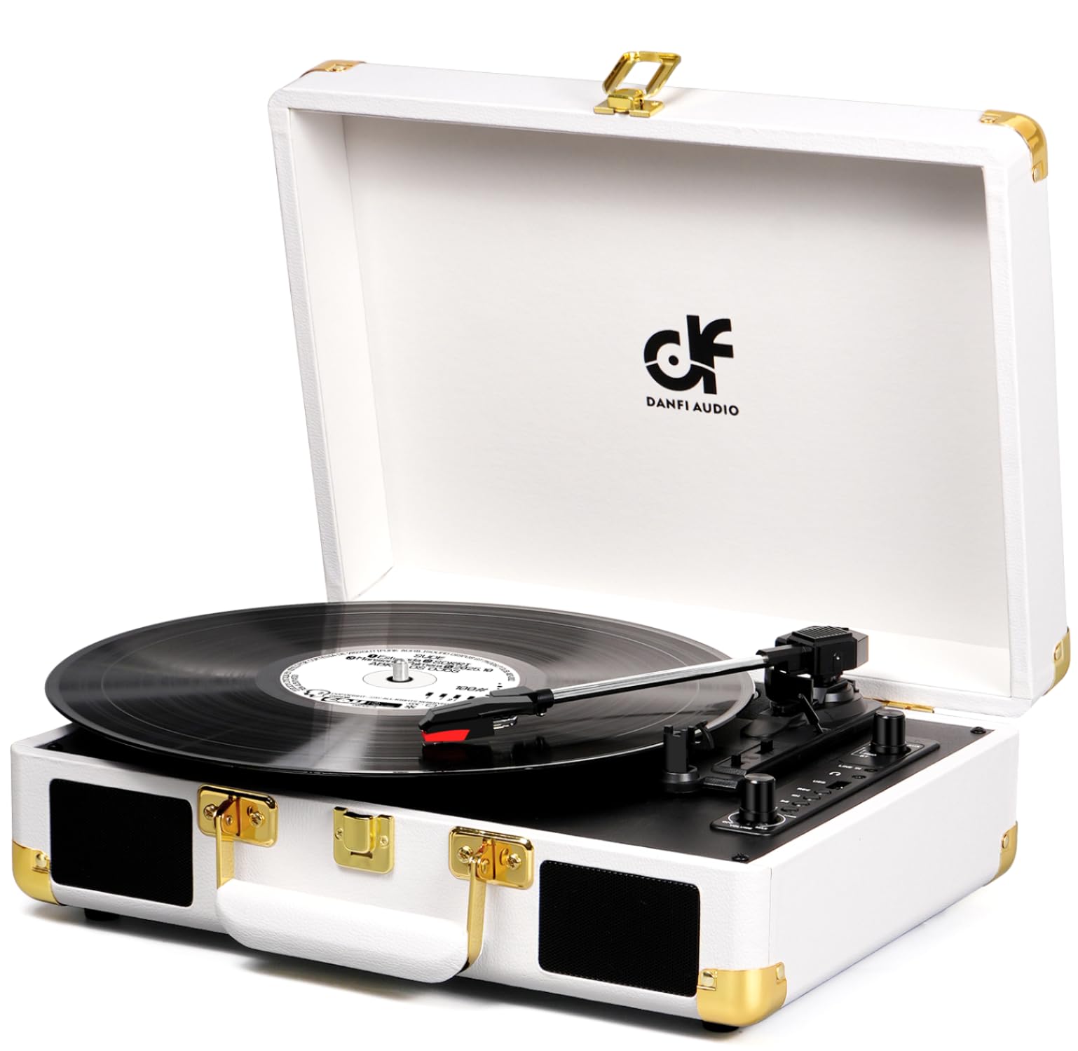 Record Player With Built In 2 Speakers Vintage 3 Speed Portable Bluetooth Suitcase Vinyl Record Player With Usb Recording Mp3 Co
