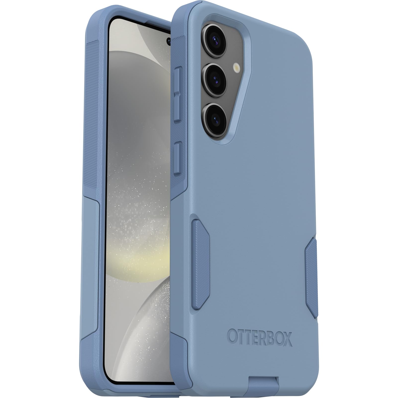 Otterbox Samsung Galaxy S24 Commuter Series Case   Crisp Denim (Blue), Slim & Tough, Pocket Friendly, With Port Protection