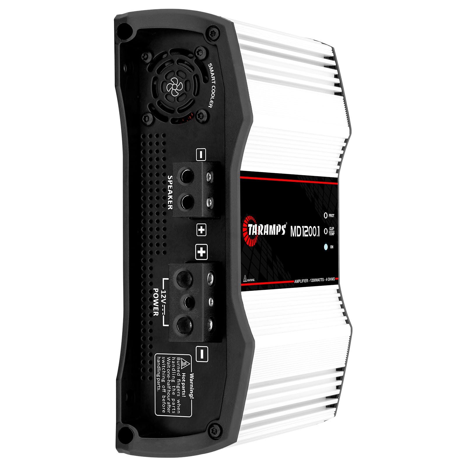 Taramps Md 1200.1 4-Ohms Car Amplifier, 1200W Rms Full Range Digital Monoblock Class D Mosfet Amp, Crossover High/Low Pass Filte