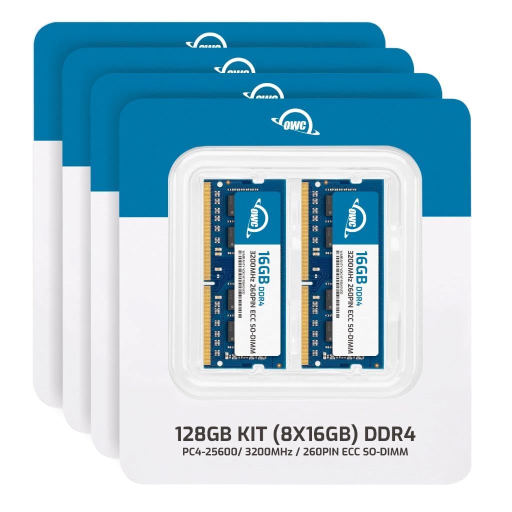 Owc 128Gb (8X16Gb) Ddr4 3200Mhz Pc4 25600 Cl22 1Rx8 Ecc Unbuffered Sodimm 1.2V 260 Pin