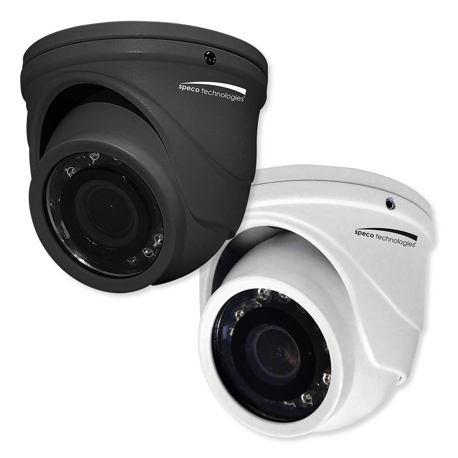 Speco 4Mp Hd Tvi Mini Ir Turret W/2.9Mm Lens   Grey
