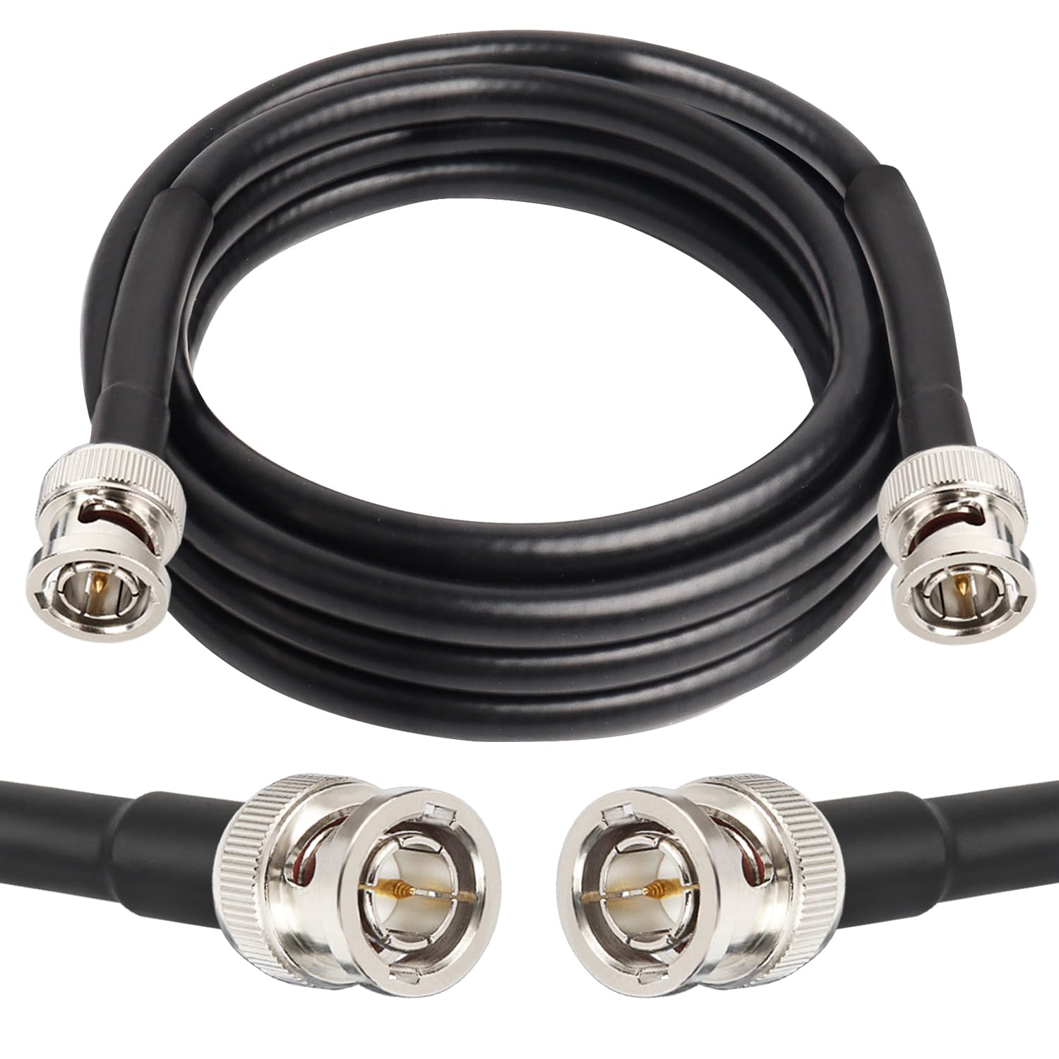 Xrds  Rf 5Ft Sdi Cable, Hd Sdi Cable Bnc To Bnc Digital Video Cable Rg59 Bnc Cable Supports Hd Sdi/3G/6G Sdi/4K/8K Sdi Video Cab