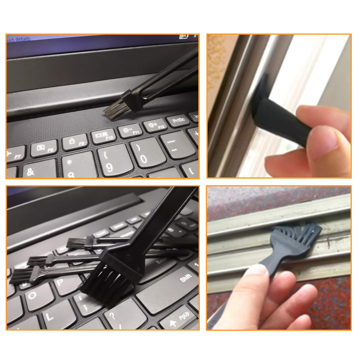 Computer Cleaning Kit, 19 In 1 Multi Purpose Brushes Anti Static Brushes Clothes For Computer Printer Car Player Window