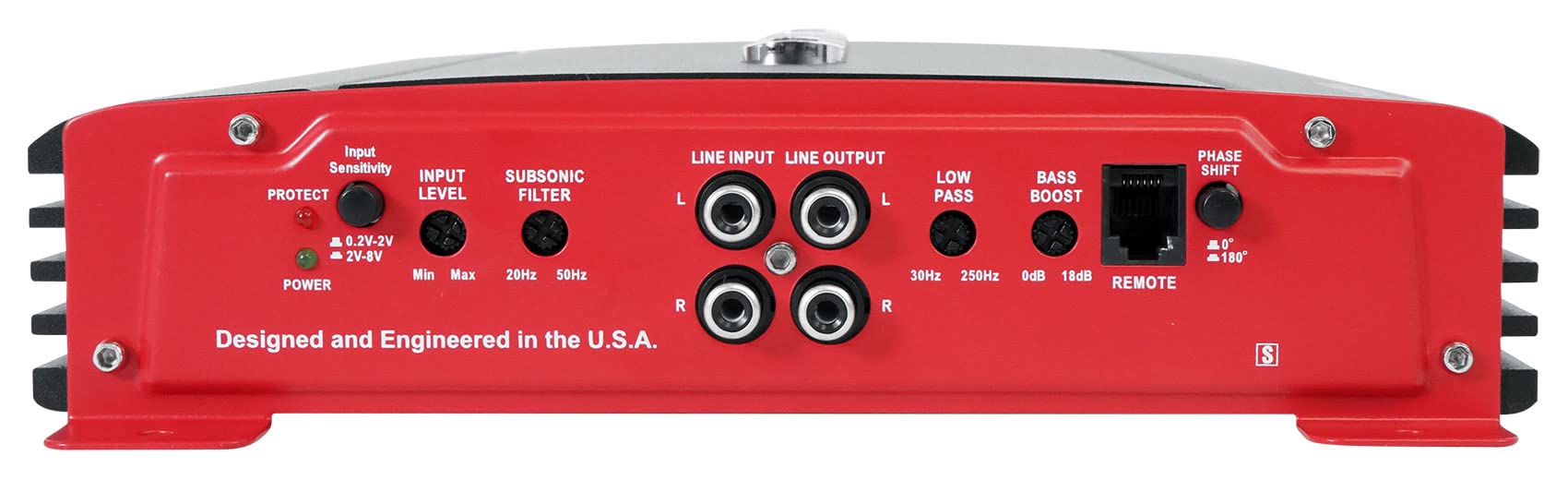 Crunch Px 2025.1D Power X Series 2000 Watt Max Monoblock Class D Amp With Wired Bass Remote