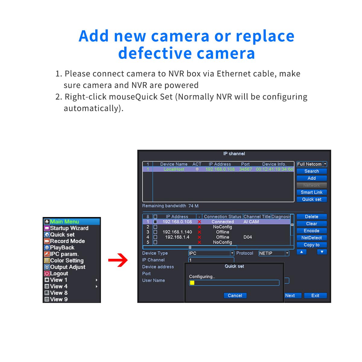 Xenocam H.265 16Ch Cctv Nvr For 5Mp/4Mp/3Mp/2Mp 2.0 Ip Camera Metal Network Video Recorder P2P For Cctv System Hard Disk Is Not