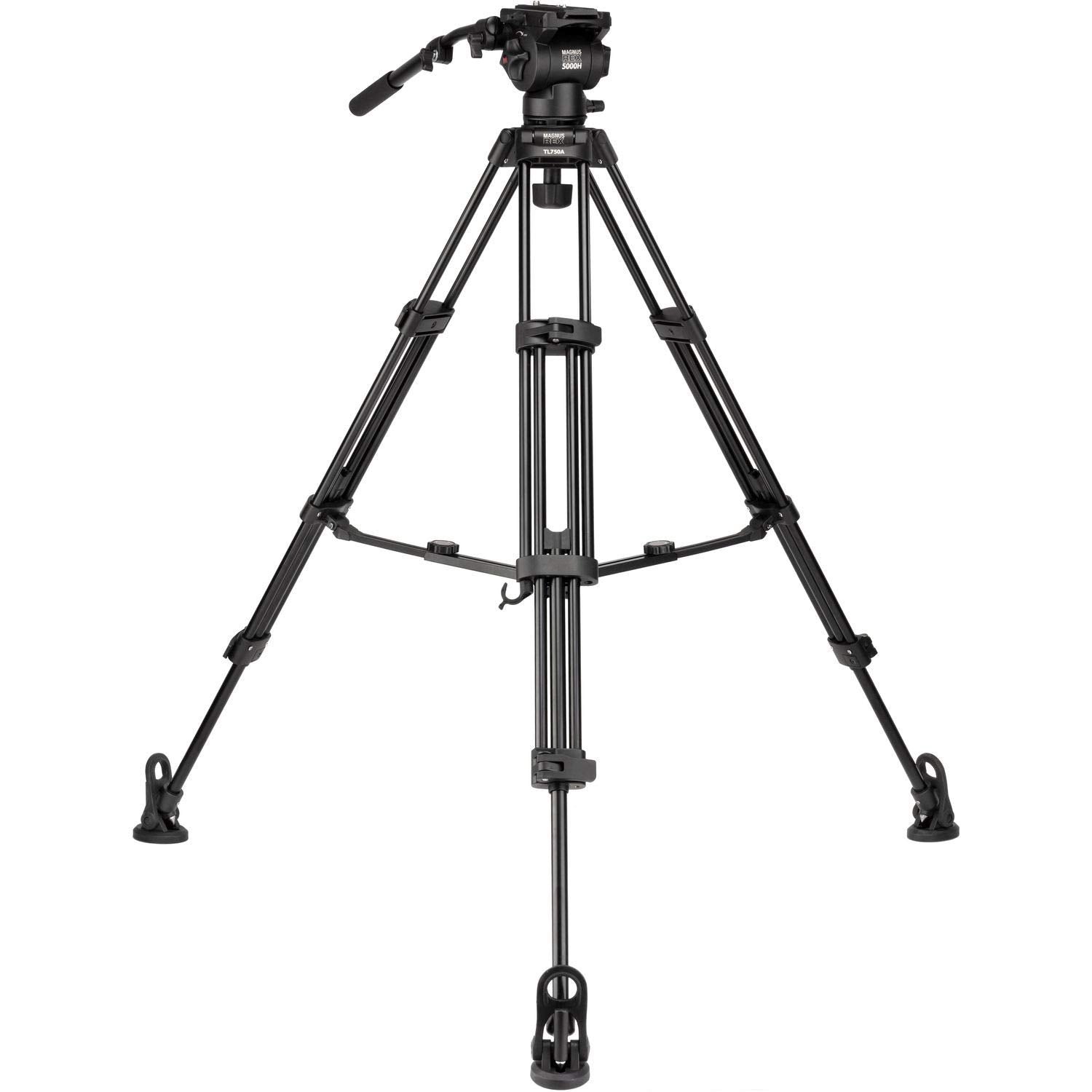 Magnus Rex Vt 5000 2 Stage Video Tripod With Fluid Head