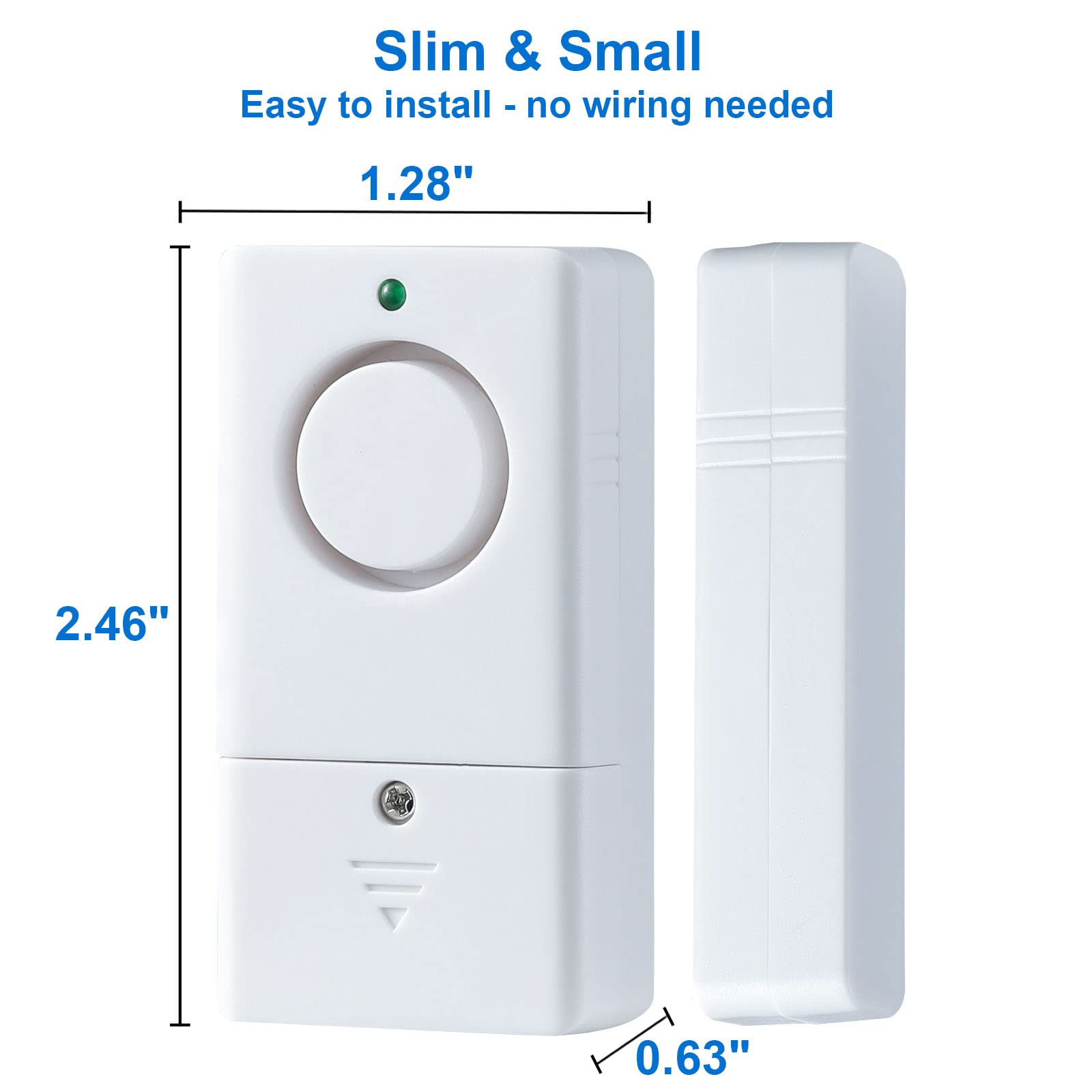 Door Alarm Alarm For Doors When Opening, 120Db Window Door Alarm, Door Window Alarm For Kids Safety, 6 Pack Pool Alarm For Kids