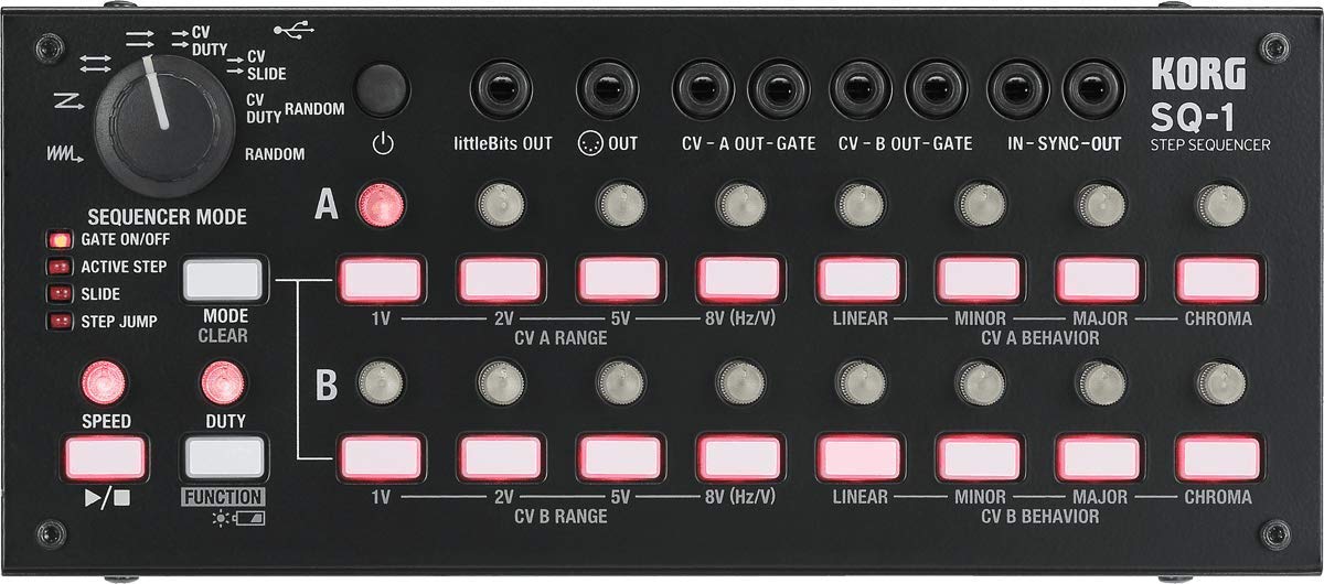 Korg Cv Sequencer And Sync Box (Sq1),Black,Small