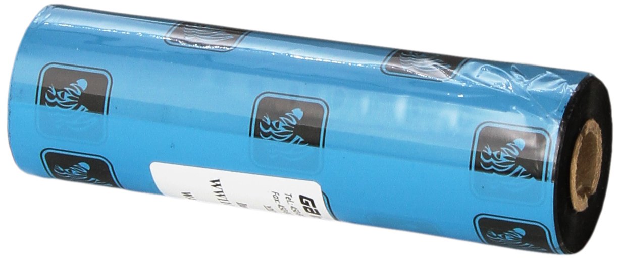 ZEBRA - WW110X74C0.5-1ZZ4 Zebra thermal transfer ribbon 4.33 x 244 / 110mm x 74m wax Black