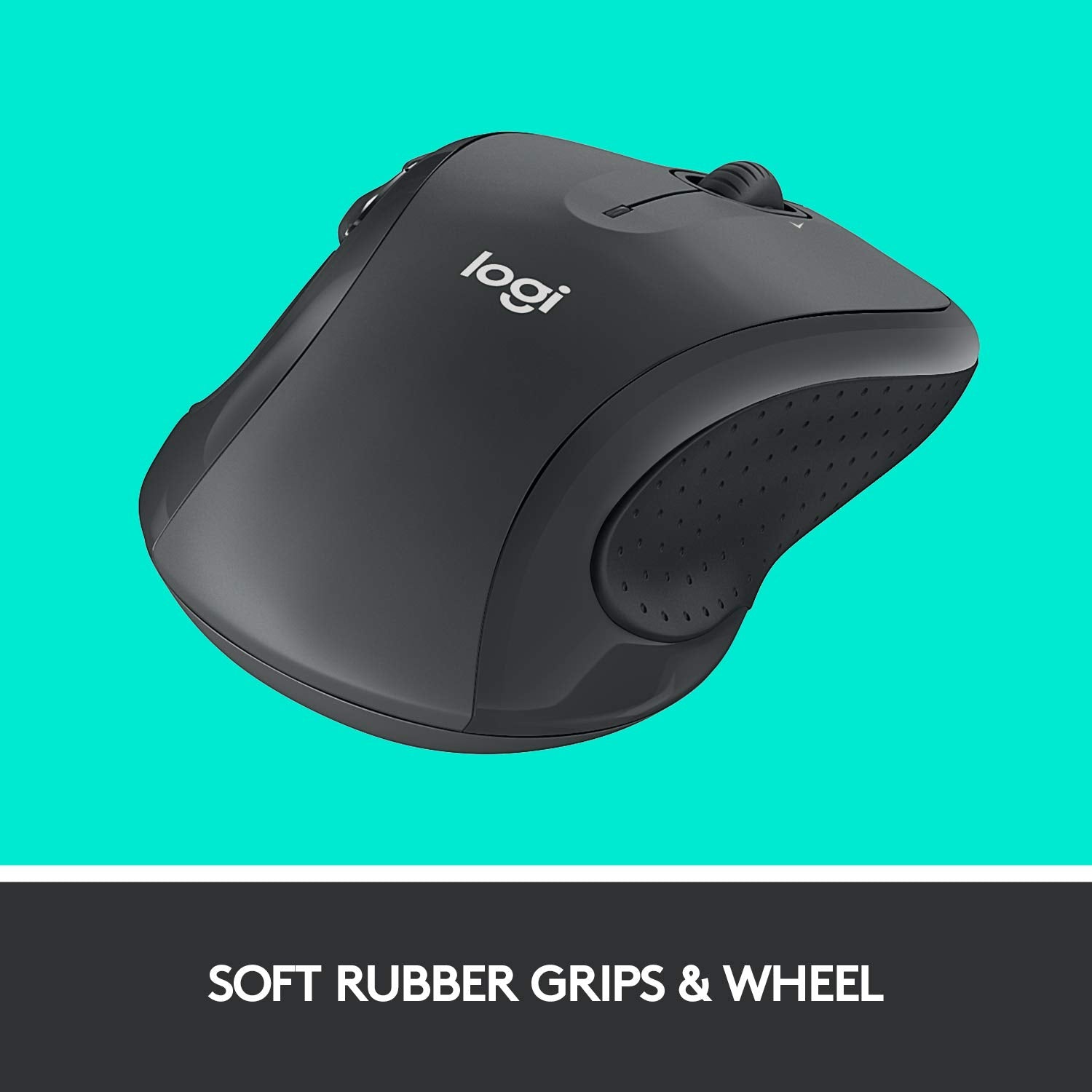 Logitech M510 Wireless Computer Mouse For Pc With Usb Unifying Receiver   Graphite