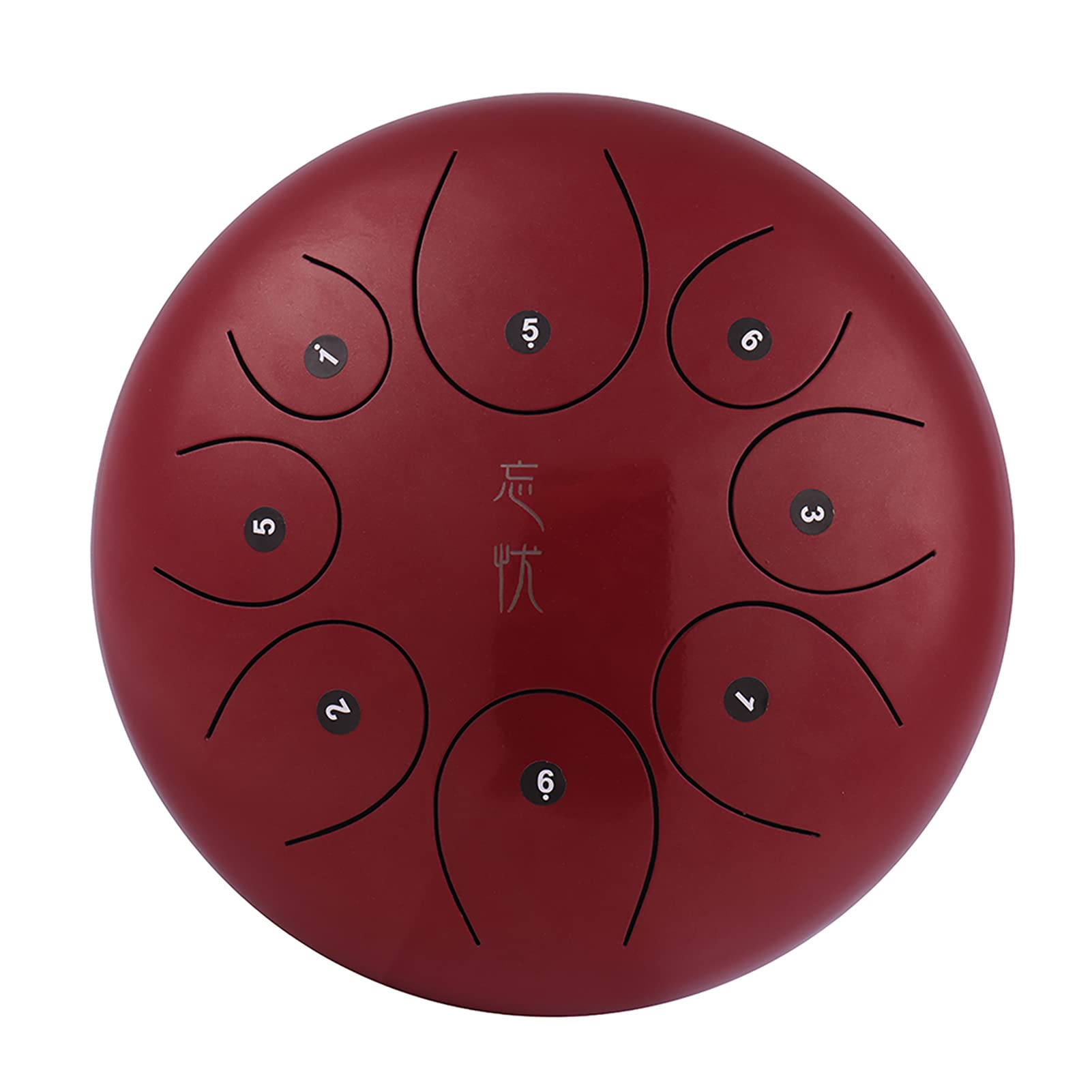 Ubersweet 10 Inch Steel Tongue Drum Handpan Drum Hand Drum Percussion Instrument With Drum Mallets Carry Bag Note Sticks For Med