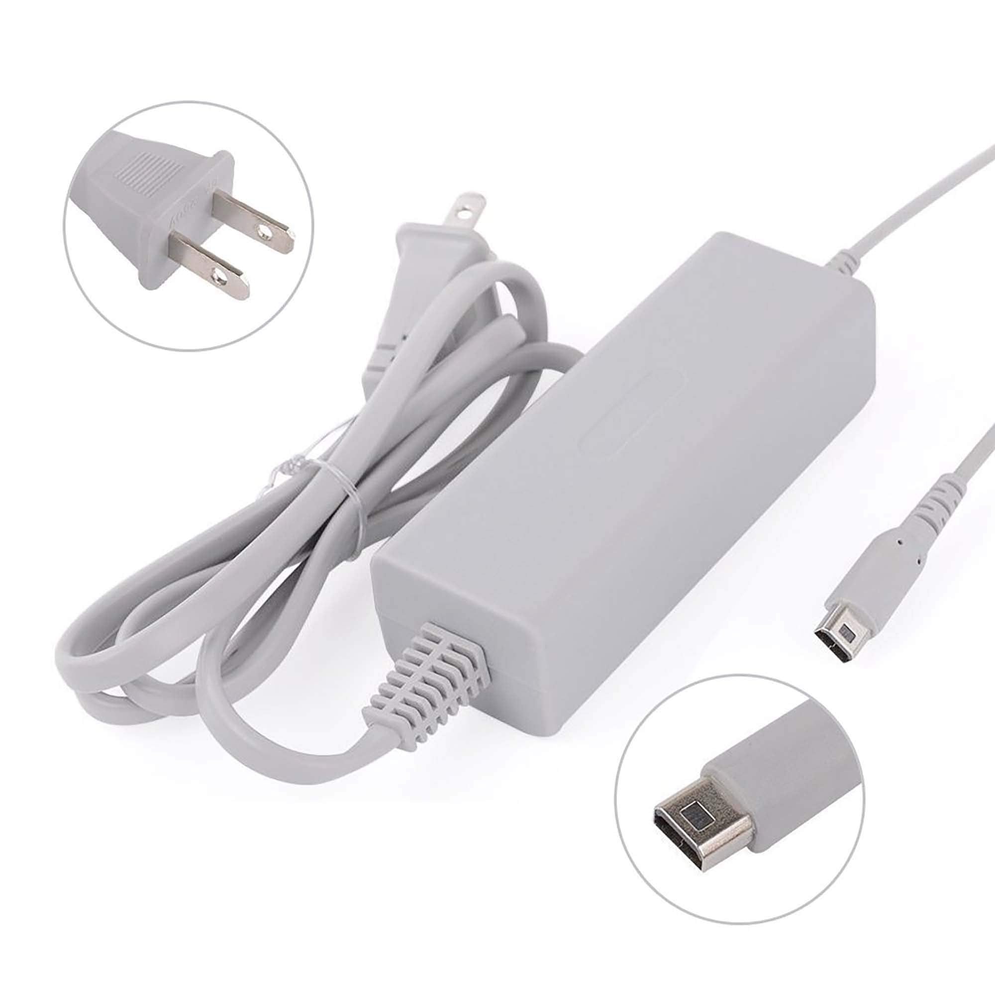 Charger For Wii U Gamepad, Ac Power Adapter Charger For Nintendo Wii U Gamepad Remote Controller