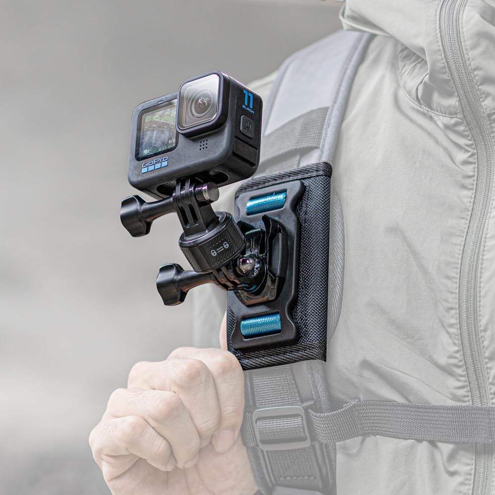 SKEZN Magnetic Backpack Shoulder Strap Mount, 360 Rotatable Quick Release Backpack Mount, Bag Belt Shoulder Strap Clip Holder Co