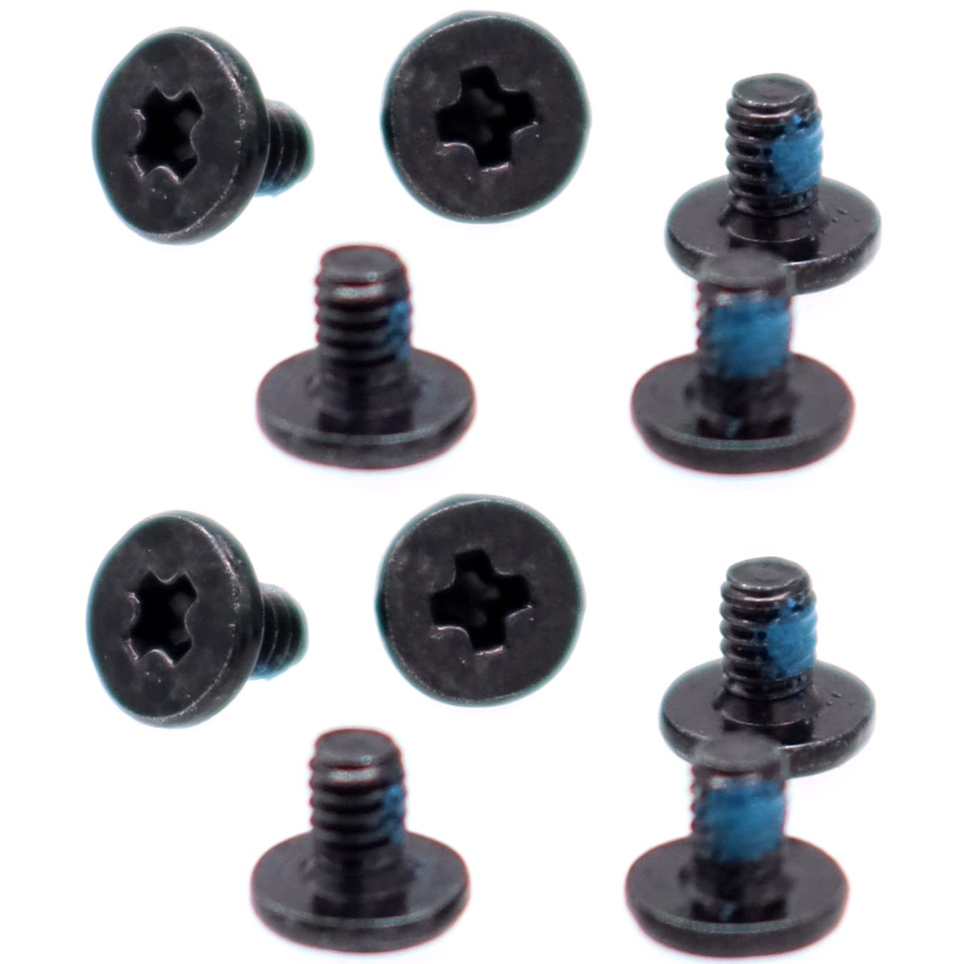 Deal4GO 50-Pack M2 x 3 mm Phillips Flat Head Screw Fastener Replacement for Laptop PC M.2 SSD NVMe Heatsink WiFi Card Screws (Bl