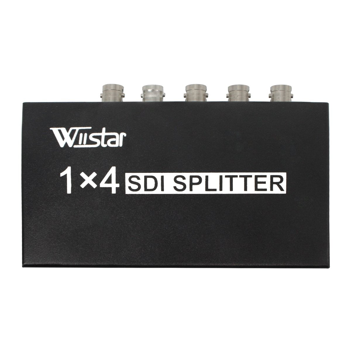 Wiistar Sdi 1X4 Splitter Black Amplifier Splitter 1 In To 4 Out Sd Sdi Hd Sdi 3G Sdi Repeater Extender