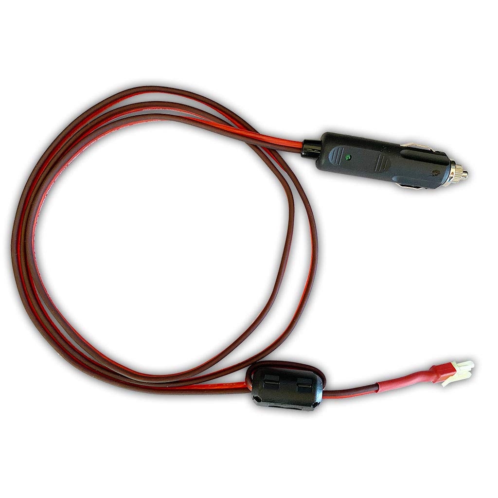 Car Auxiliary 12V Power Plug Adapter Cable For Xiegu G90 Ham Radio